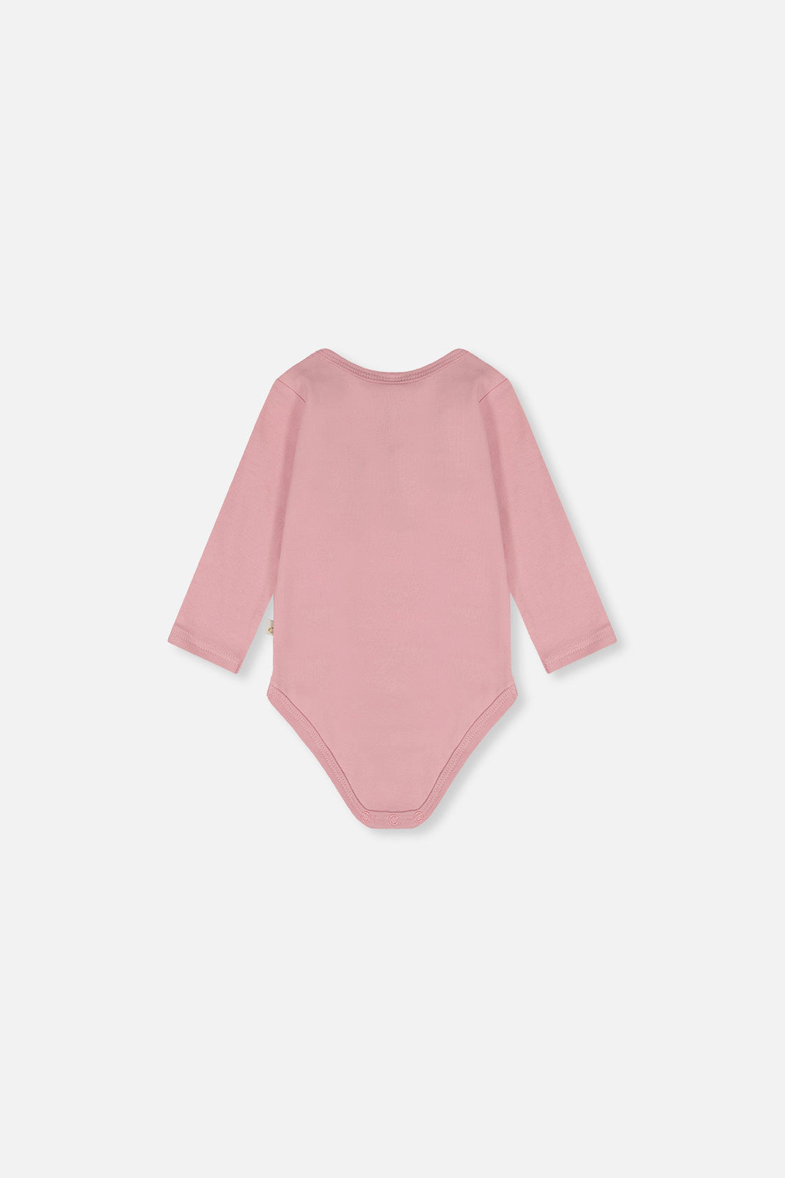 Deux par Girls Organic Cotton Long Sleeve Hedgehog Detail Onesie