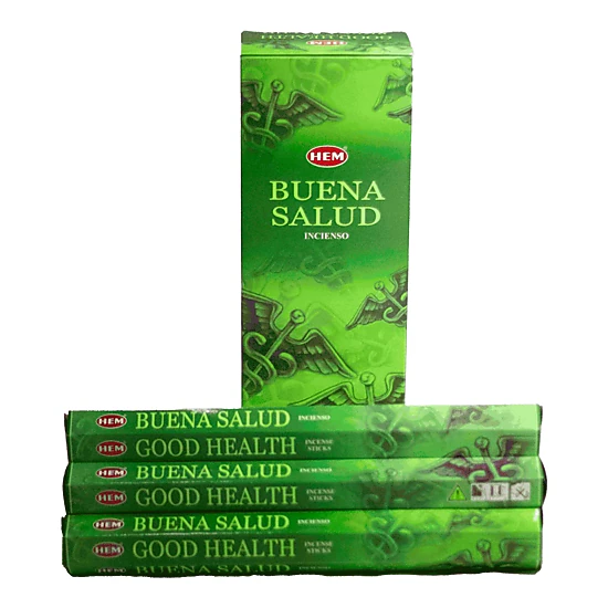 Hem Good Health Incense Sticks - 120 Count Bulk Box (6 Tubes of 20 ...