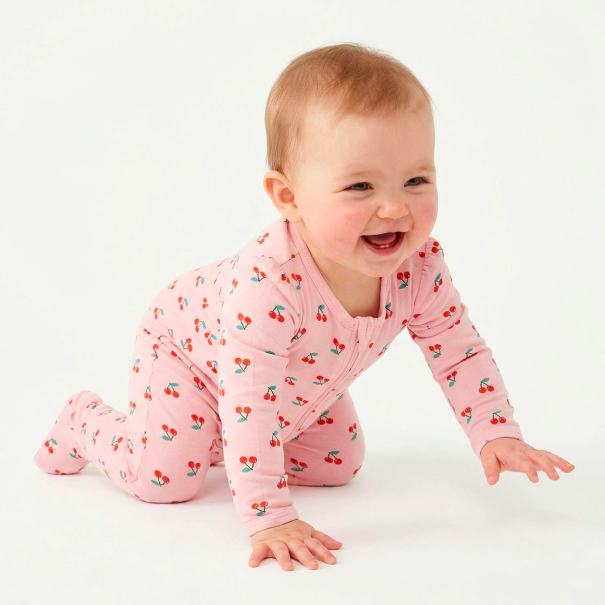 Rockets of Awesome Cherry One-Piece For Baby Girl