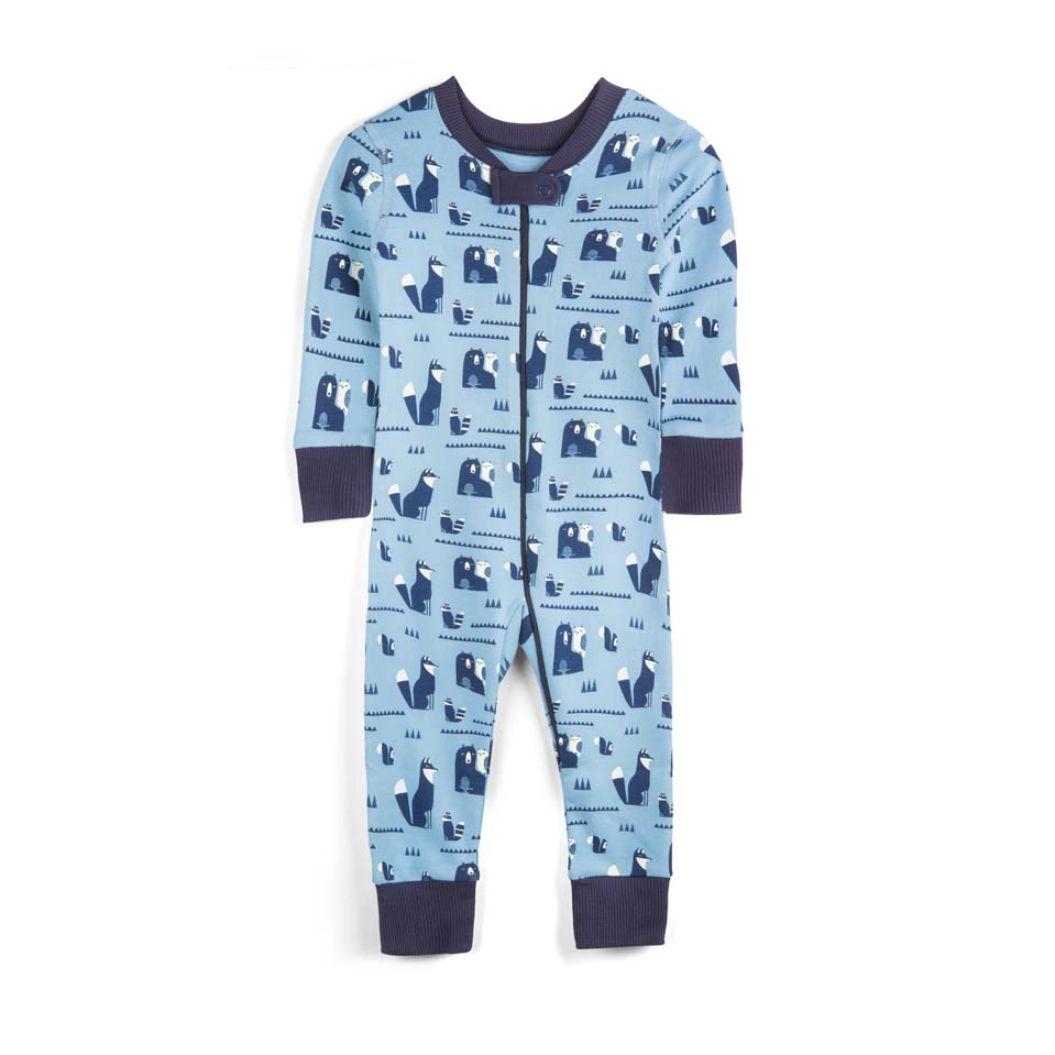 Mightly Baby Organic Cotton One-Piece Pajamas