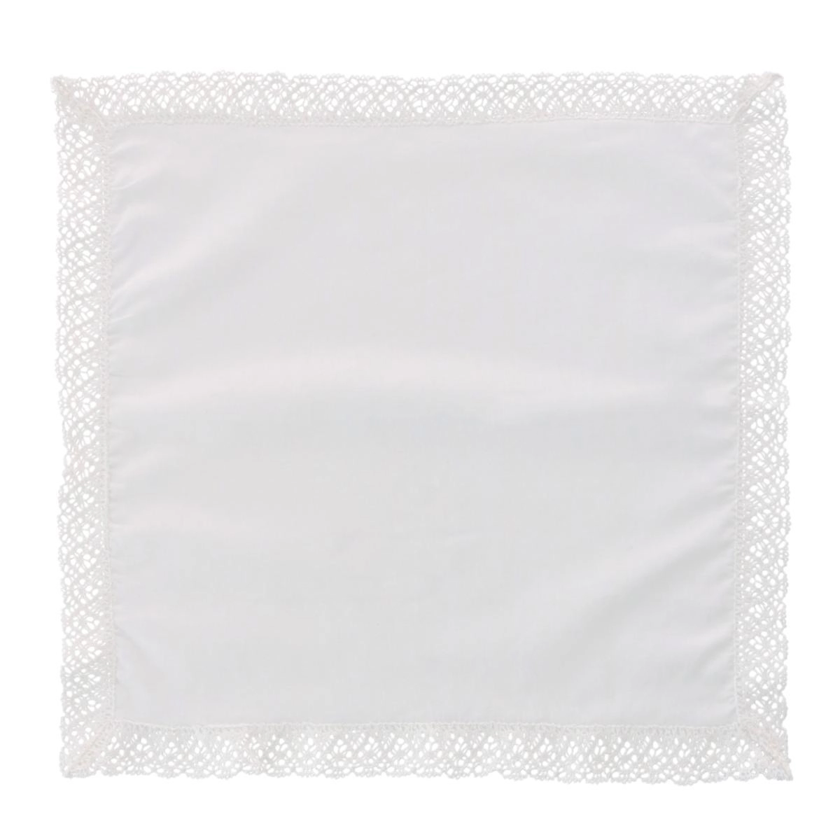 CTM Women's Park Avenue Lace Handkerchief