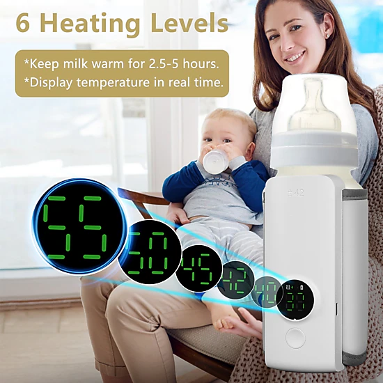 GBruno Kids' Kids' USB Rechargeable Portable Bottle Warmer