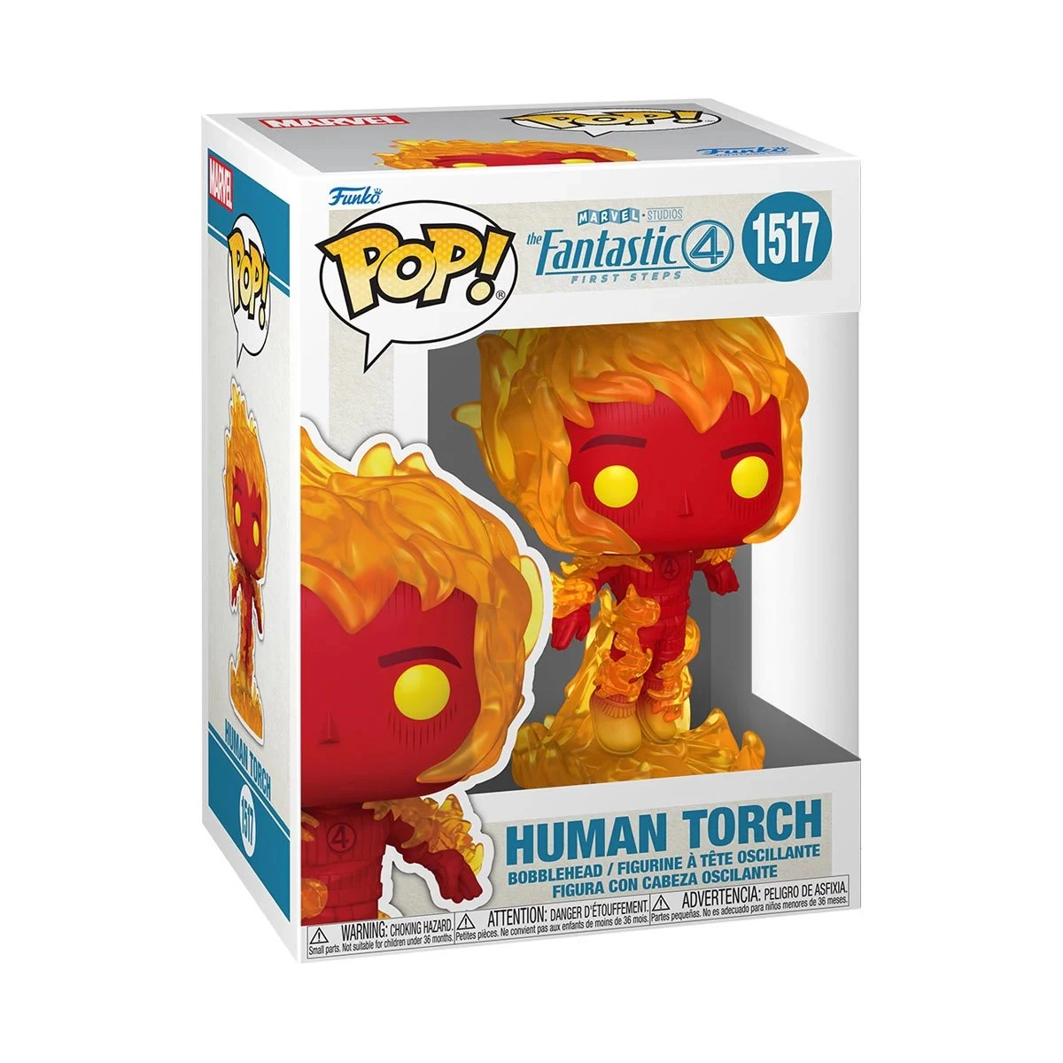 Funko Pop! Fantastic 4 First Steps: Human Torch #1517