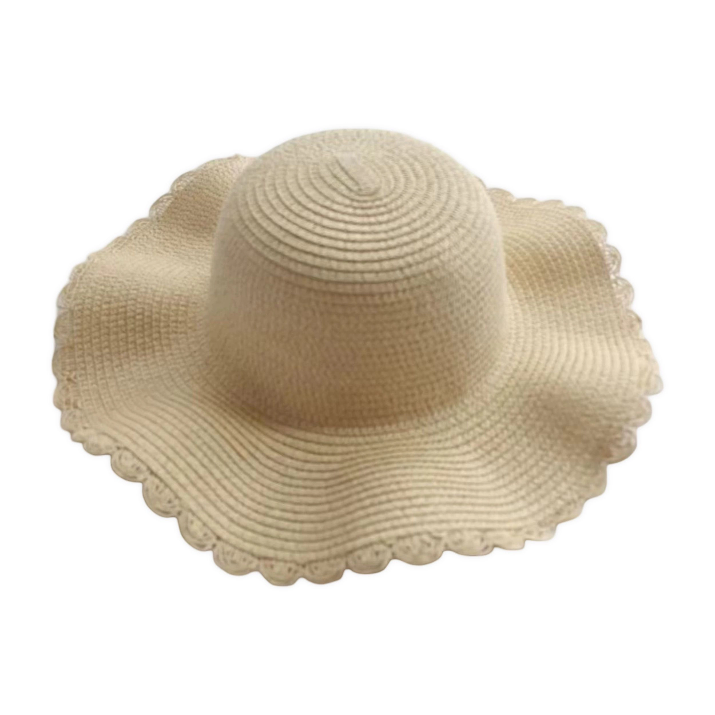 Anna-Kaci Womens Crochet Floppy Sun Hat Wide Brim Summer Beach Lightweight Packable