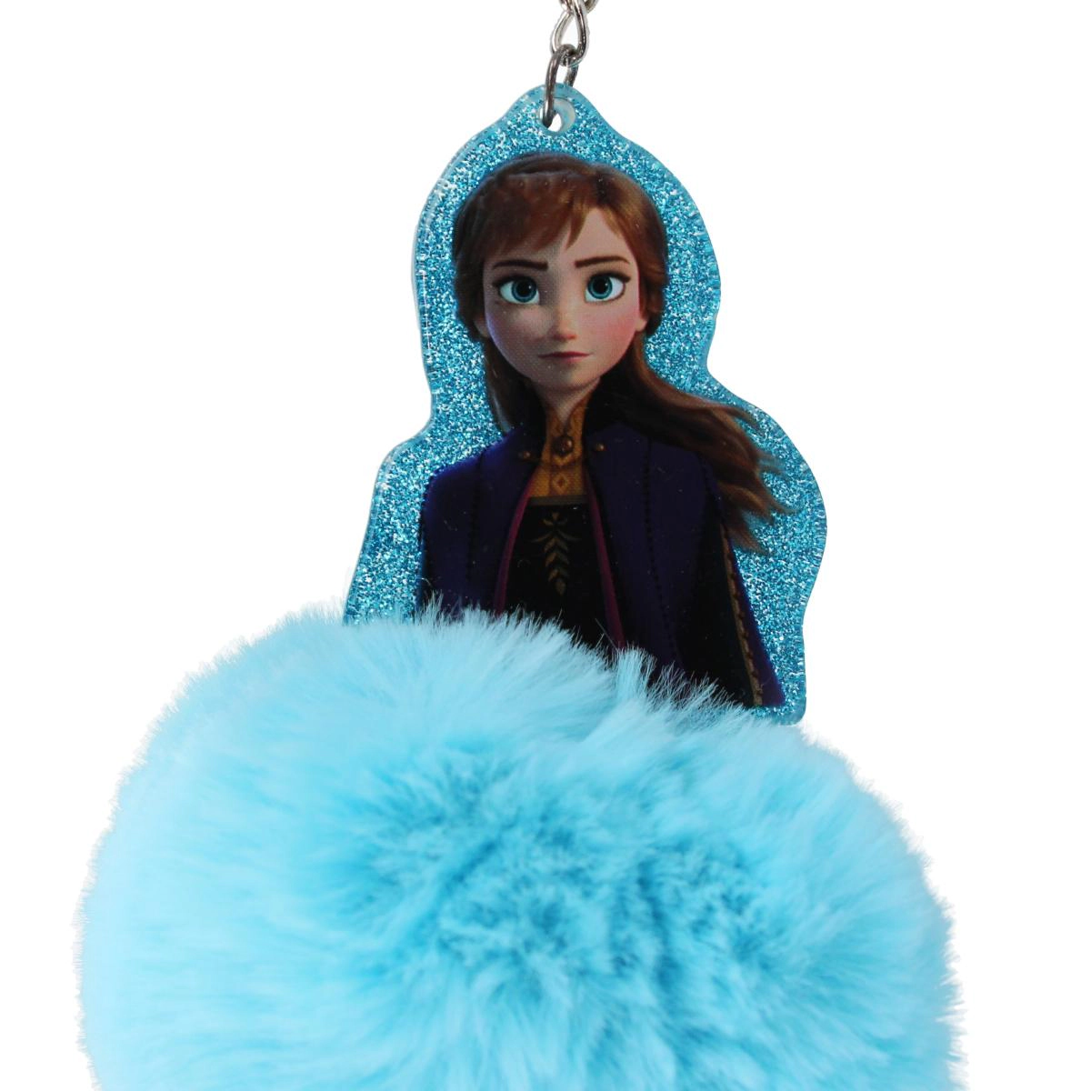 Textiel Trade Kid's Disney Frozen Ana & Elsa Keyring/Bag Charm with Pompom