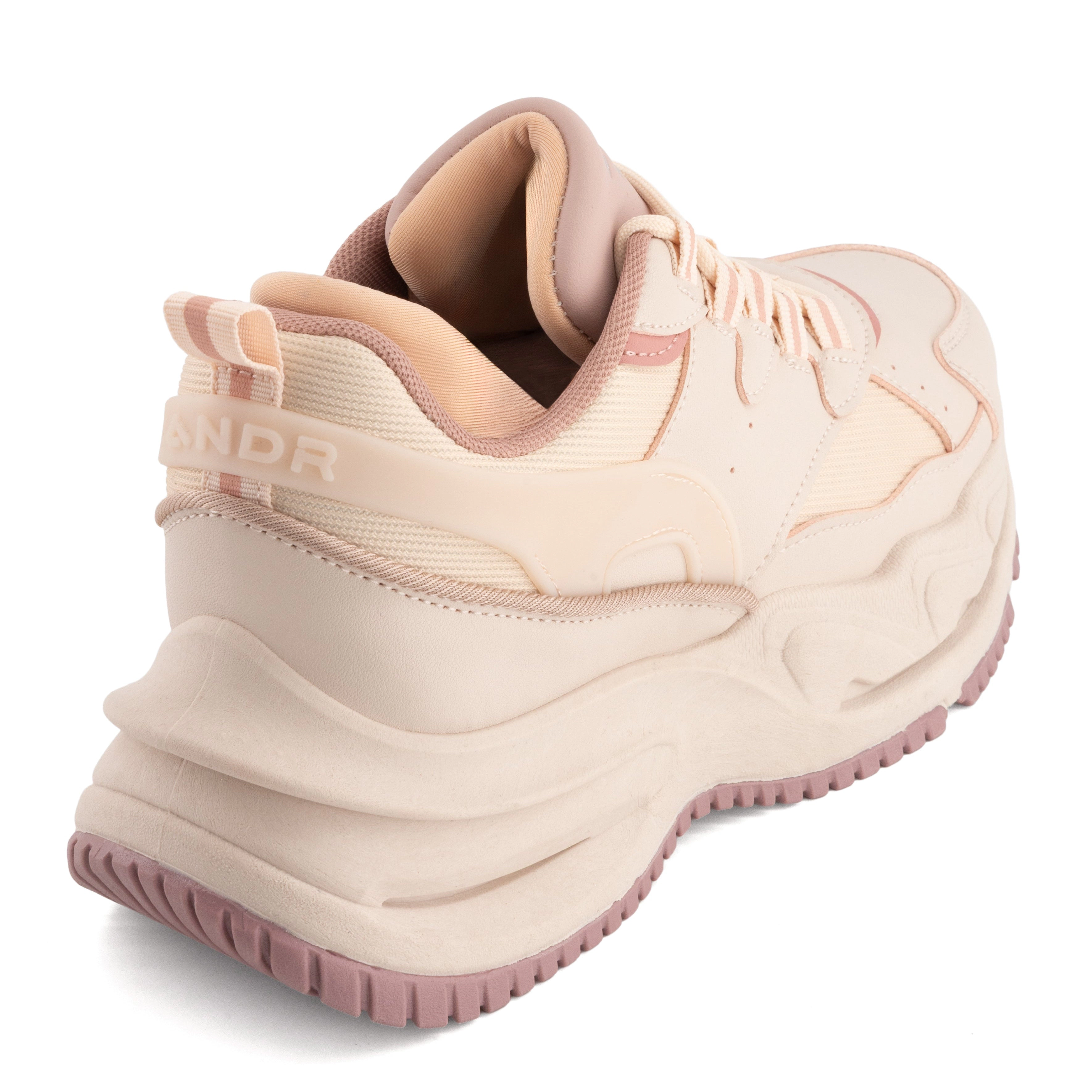 Andrea Womens Casual Chunky Sneakers With Cushioned Support