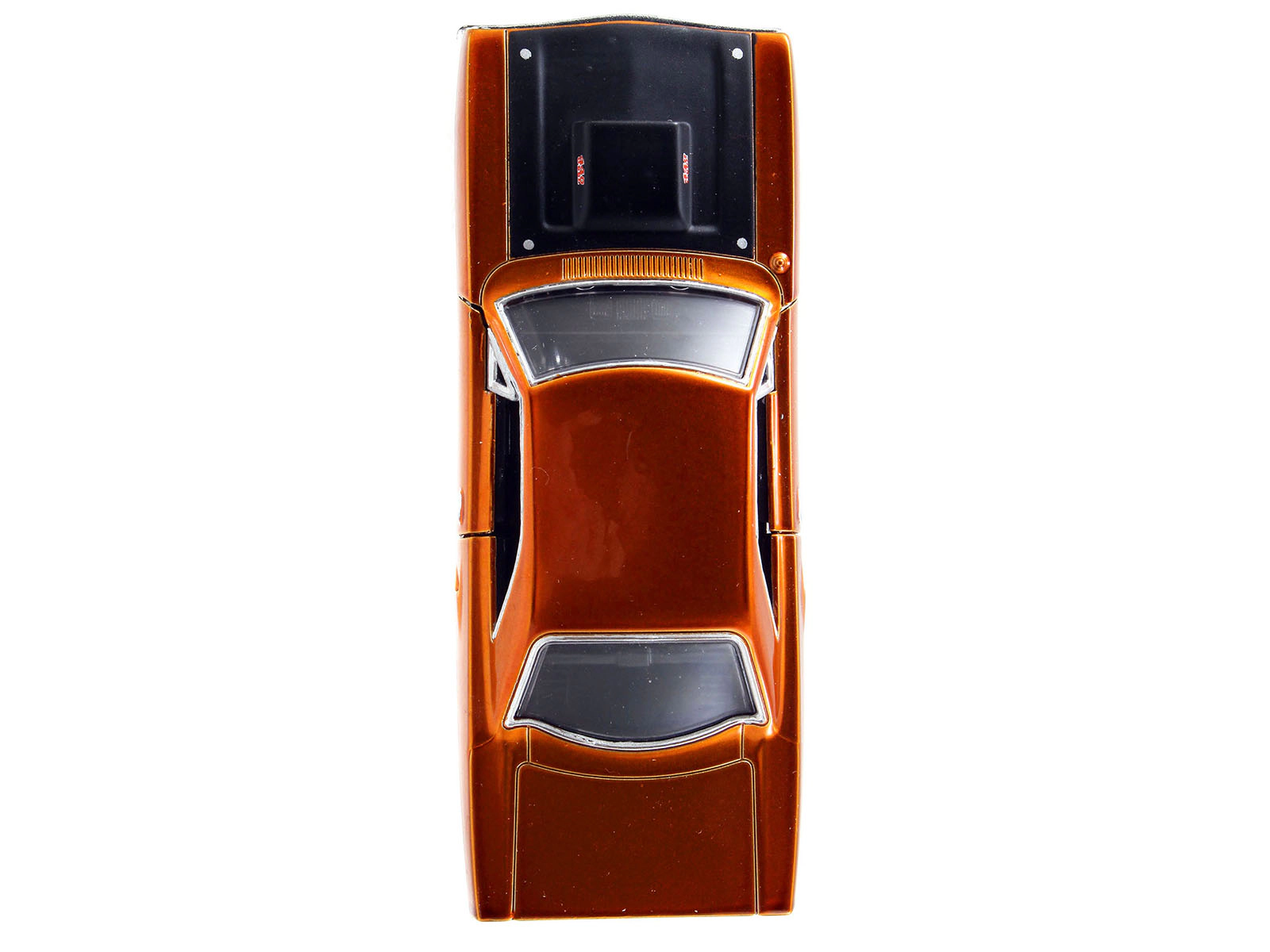 Jada Dom's Plymouth Road Runner Orange Metallic with Matt Black Hood "Fast & Furious" Series 1/32 Diecast