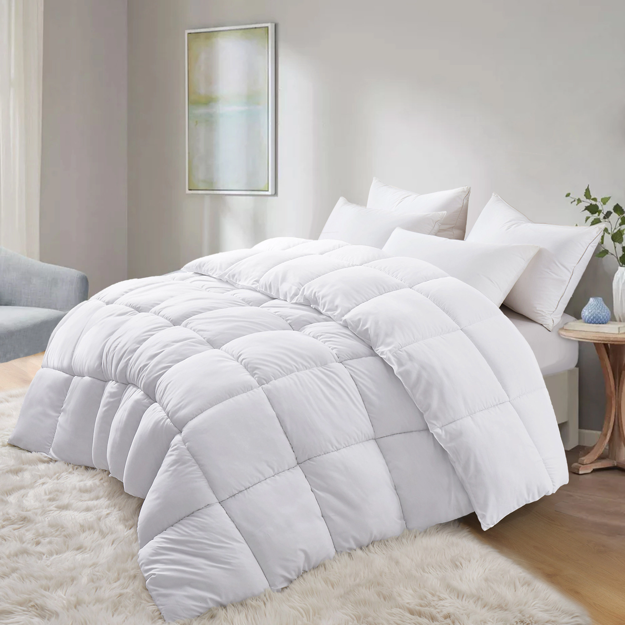 Unikome Premium Down Alternative Comforter Insert - Soft Bedding