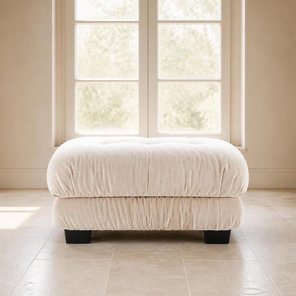 GOODSILO Upholstered Rectangular Multi Use Ottoman