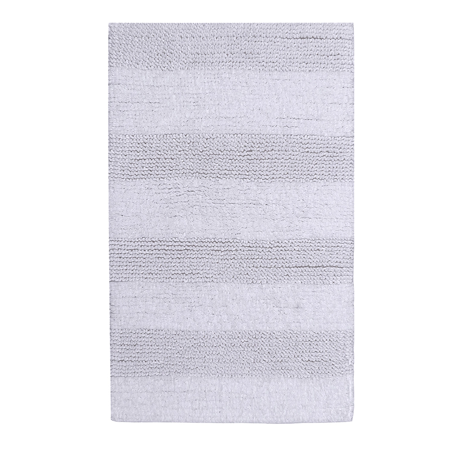 Knightsbridge Stylish And Comfortable All Season Traditional Wide Cut Design Cotton Bath Rug 20" X 30" Aqua