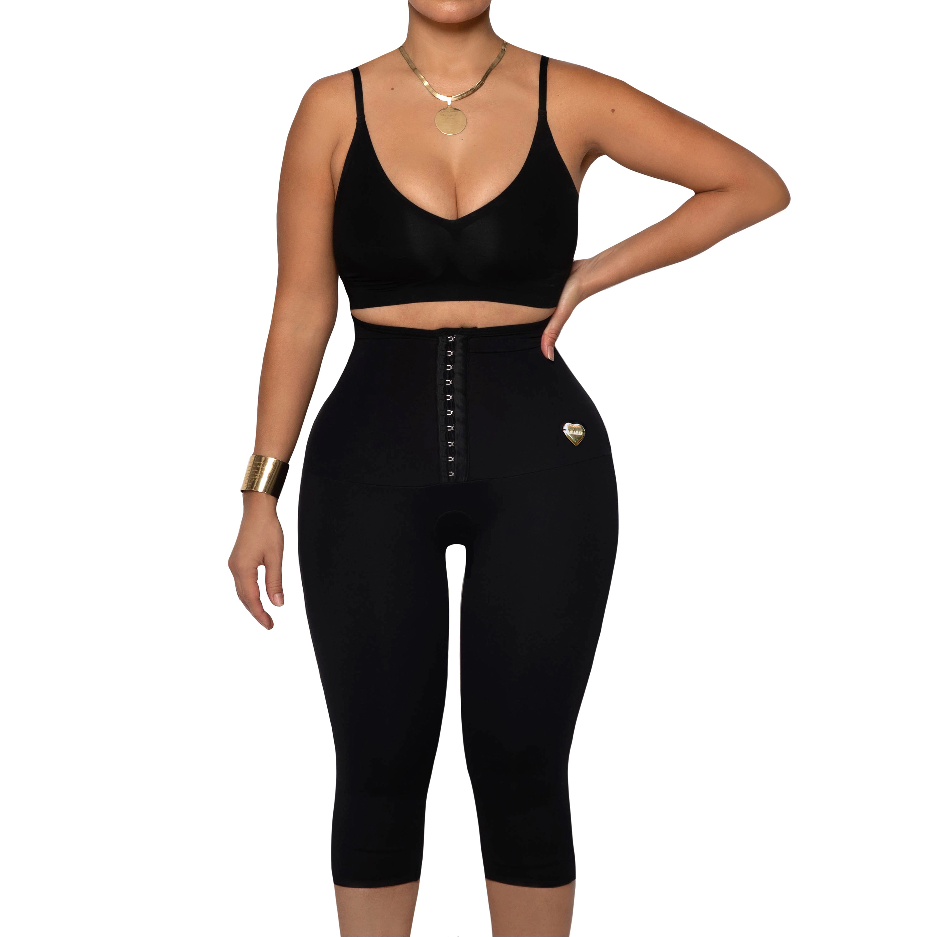 Yahaira Women's Waist Cincher Above The Knee Gymwear