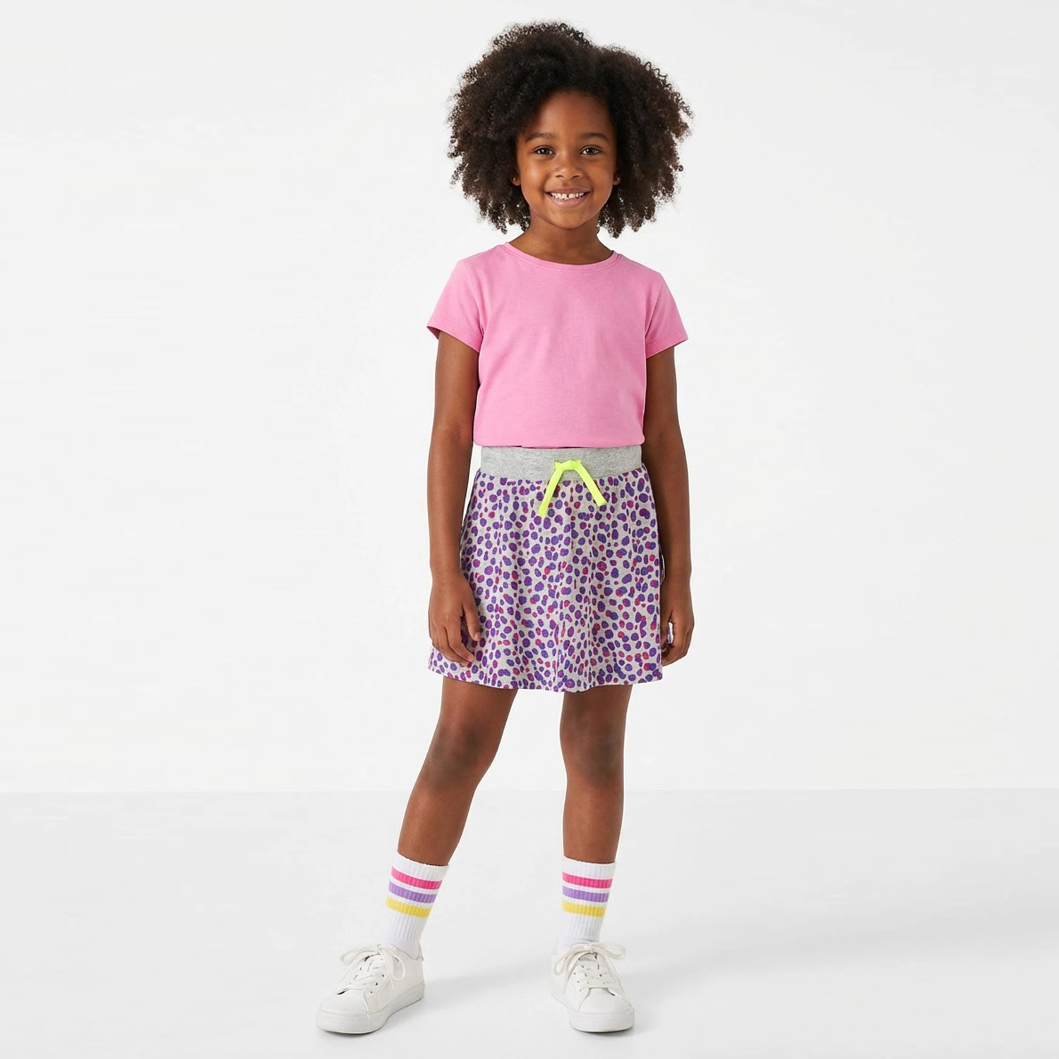 Rockets of Awesome Cheetah Comfy Skirt for Girls