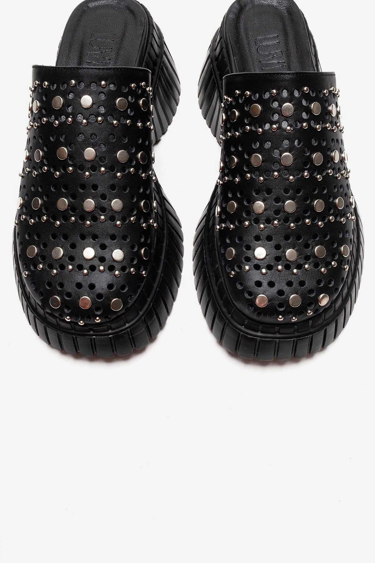 Forever & Always Womens Harlow Leather Platform Sandals