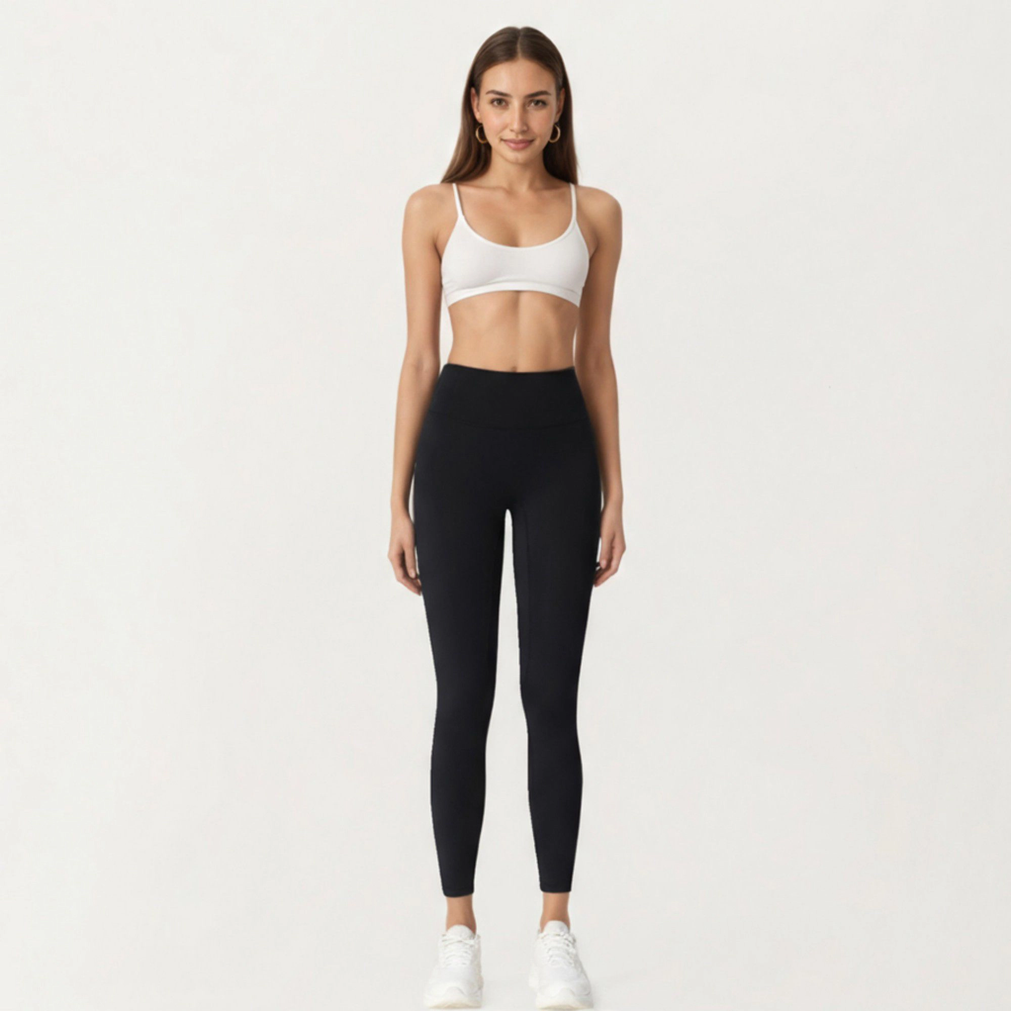 Anna-Kaci Active Women's High Waist Seamless Full Length Leggings with Stretch Fit Fabric and Smooth Contour Waistband