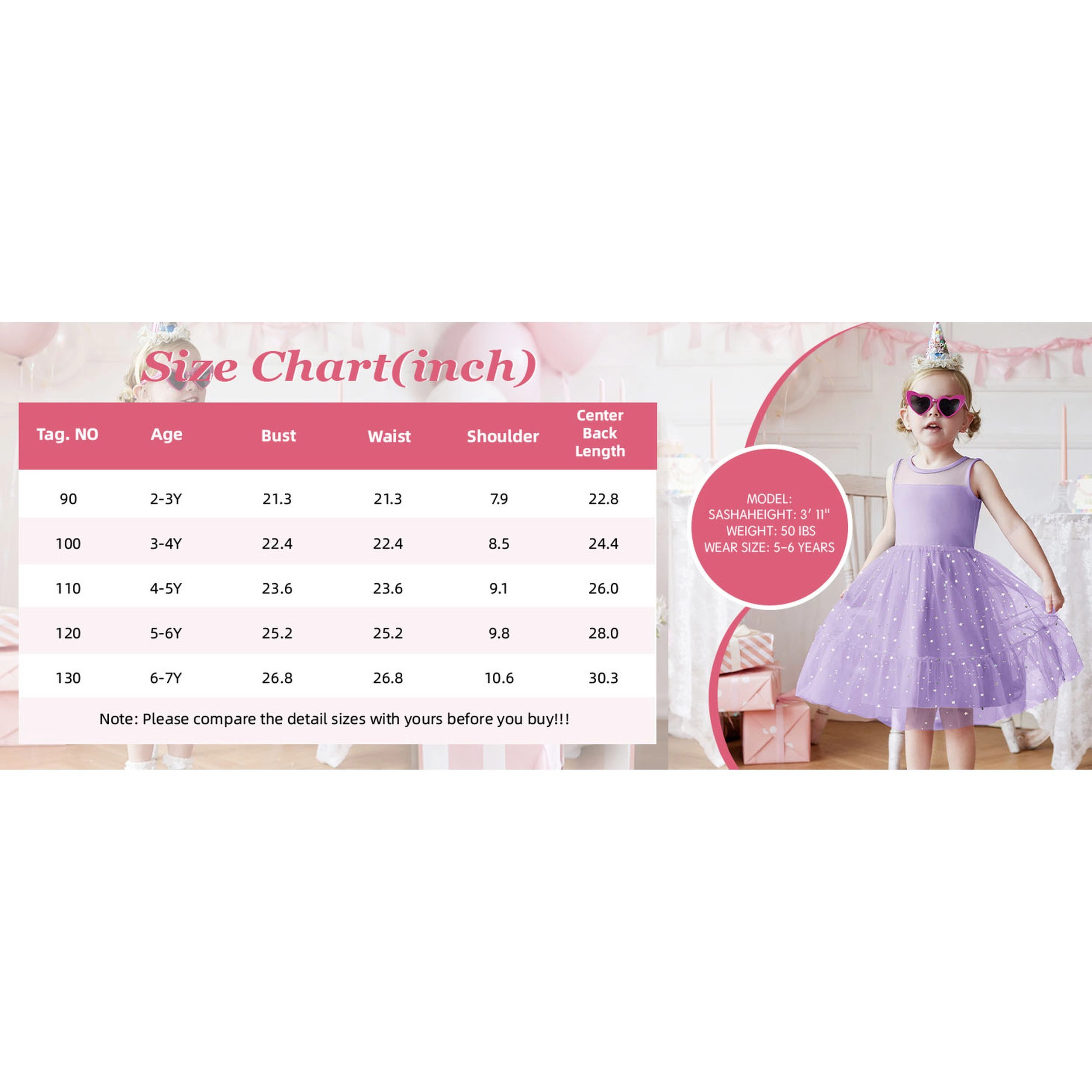 Arshiner Toddler Dresses Sleeveless Cute Easter Beach Tulle