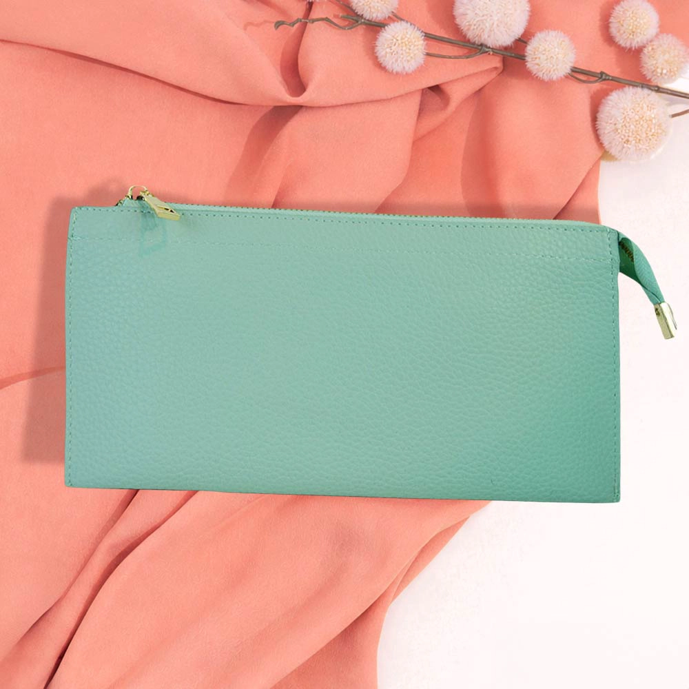 Fashnzfab Faux Leather Slim Wallet Crossbody Bag