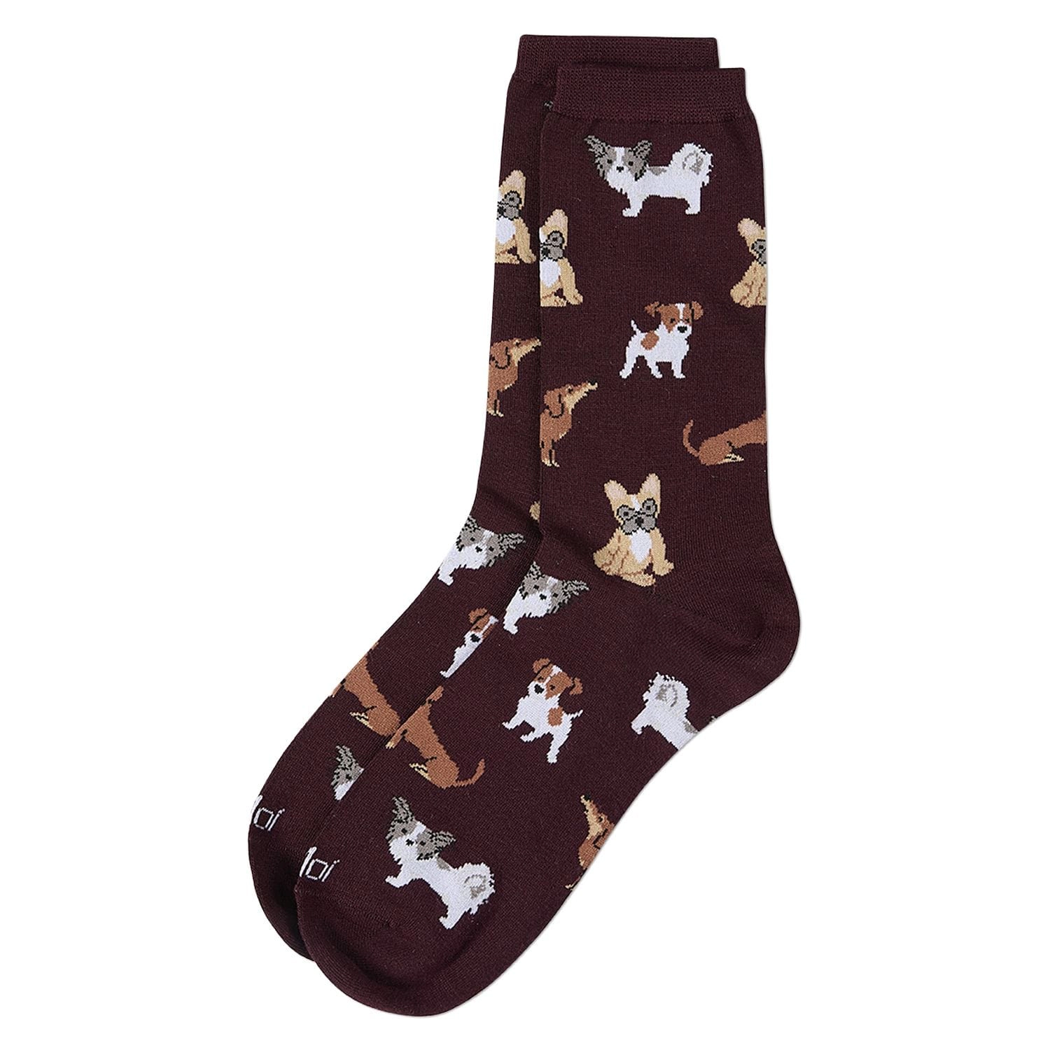 MeMoi They Call it Pupper Love Bamboo Blend Crew Socks