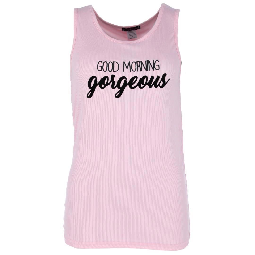 Grumpy & Gorgeous Women's Plus Good Morning Jogger Pajama Set