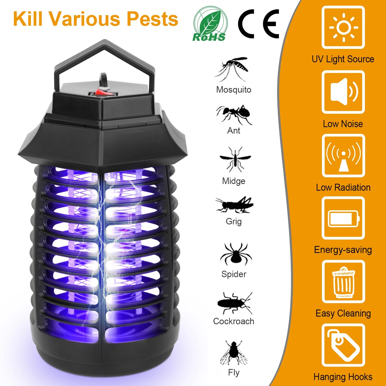 GBruno UV Electric Mosquito Killer Lamp