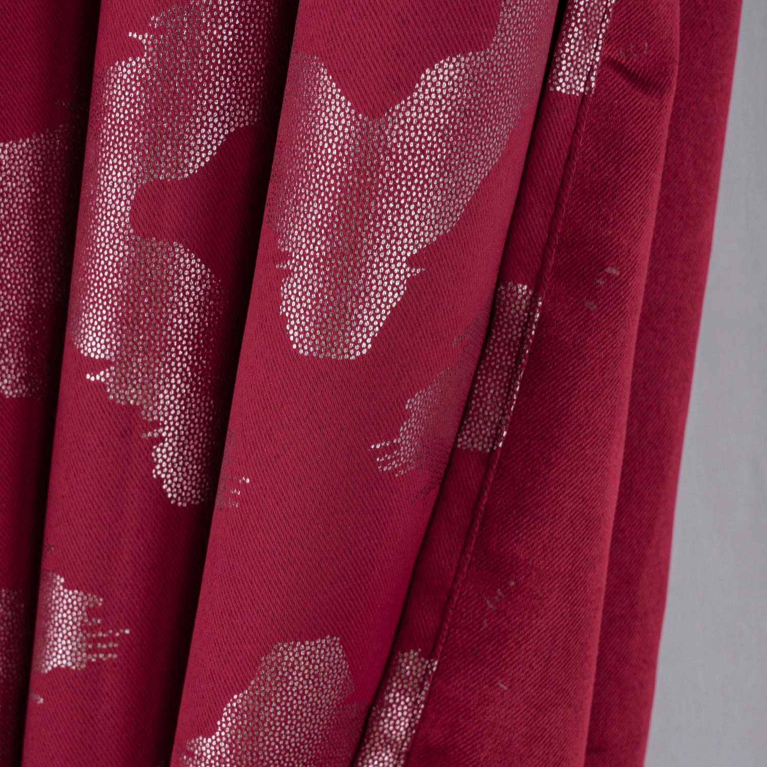 RT Designer Collection Heathrow Halo Foil Blackout Luxurious Decorative Grommet Curtain Panel 54" x 90
