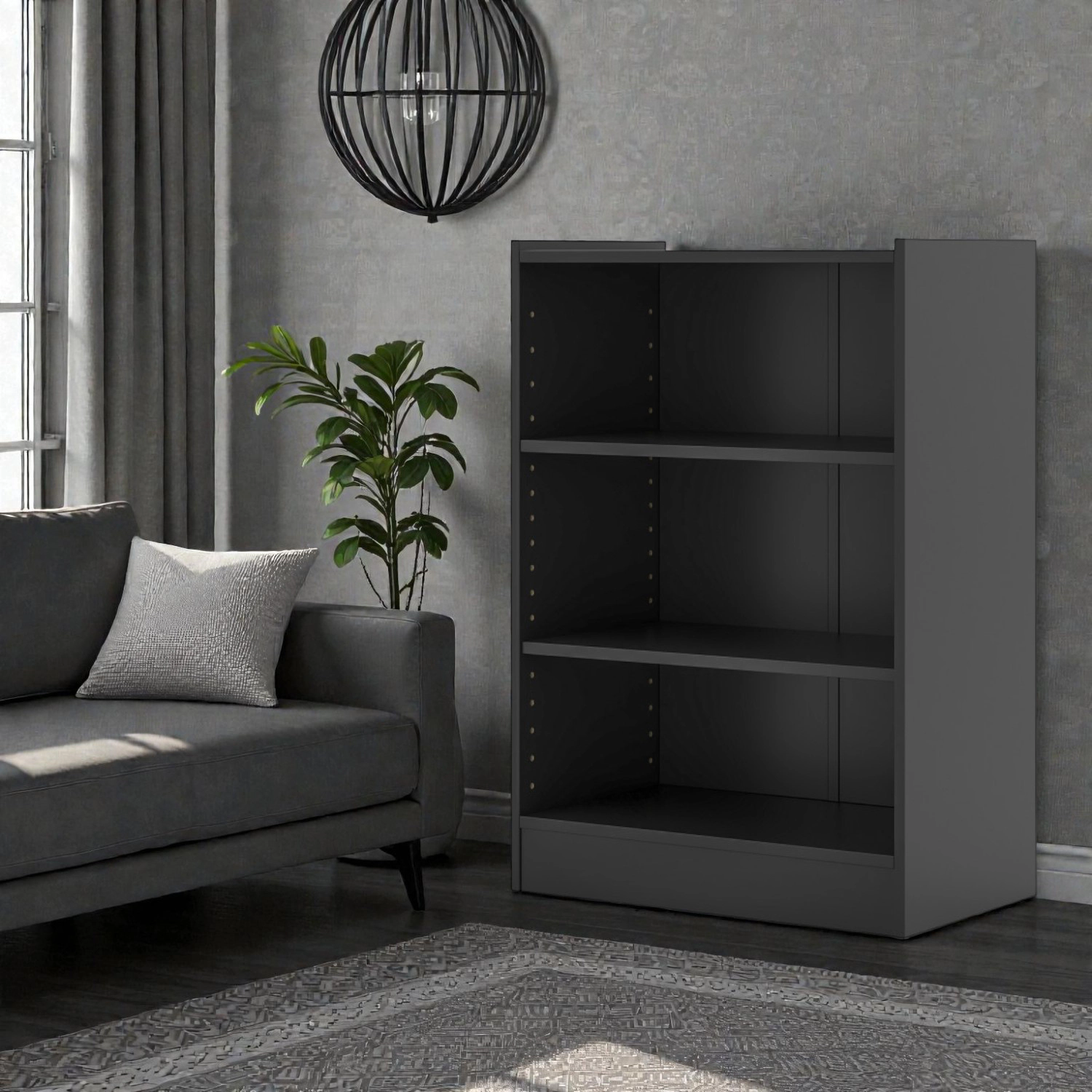 Hivvago Compact 3-Tier Organizer Shelf with Adjustable and Open Layout