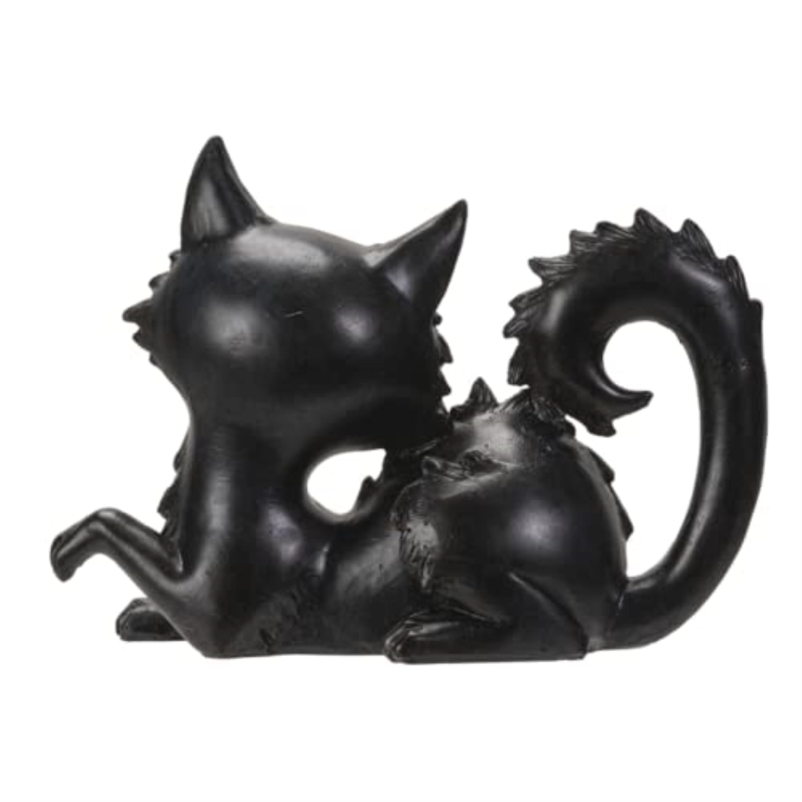 Pacific Giftware Black Cat Sitting Figurine Spooky Polyresin Statue and Home Decoration 8.27 Inches x 3.15 Inches x 5.91 Inches