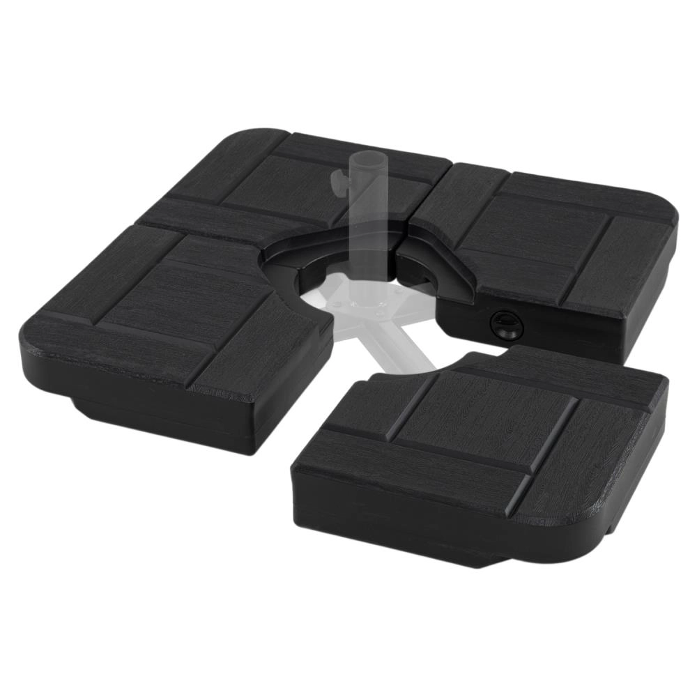 Hivvago 4-Piece 188 Lbs Offset Patio Umbrella Base