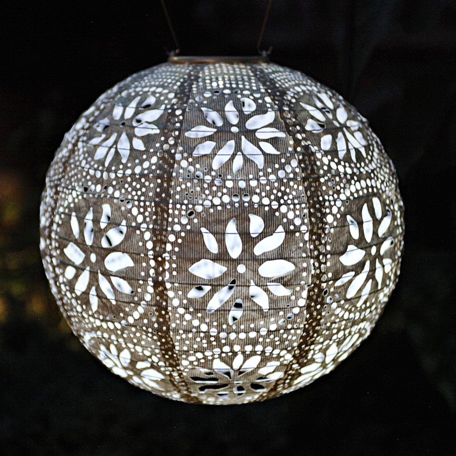 Allsop Home & Garden Soji Stella Boho Globe 12 Solar Lantern