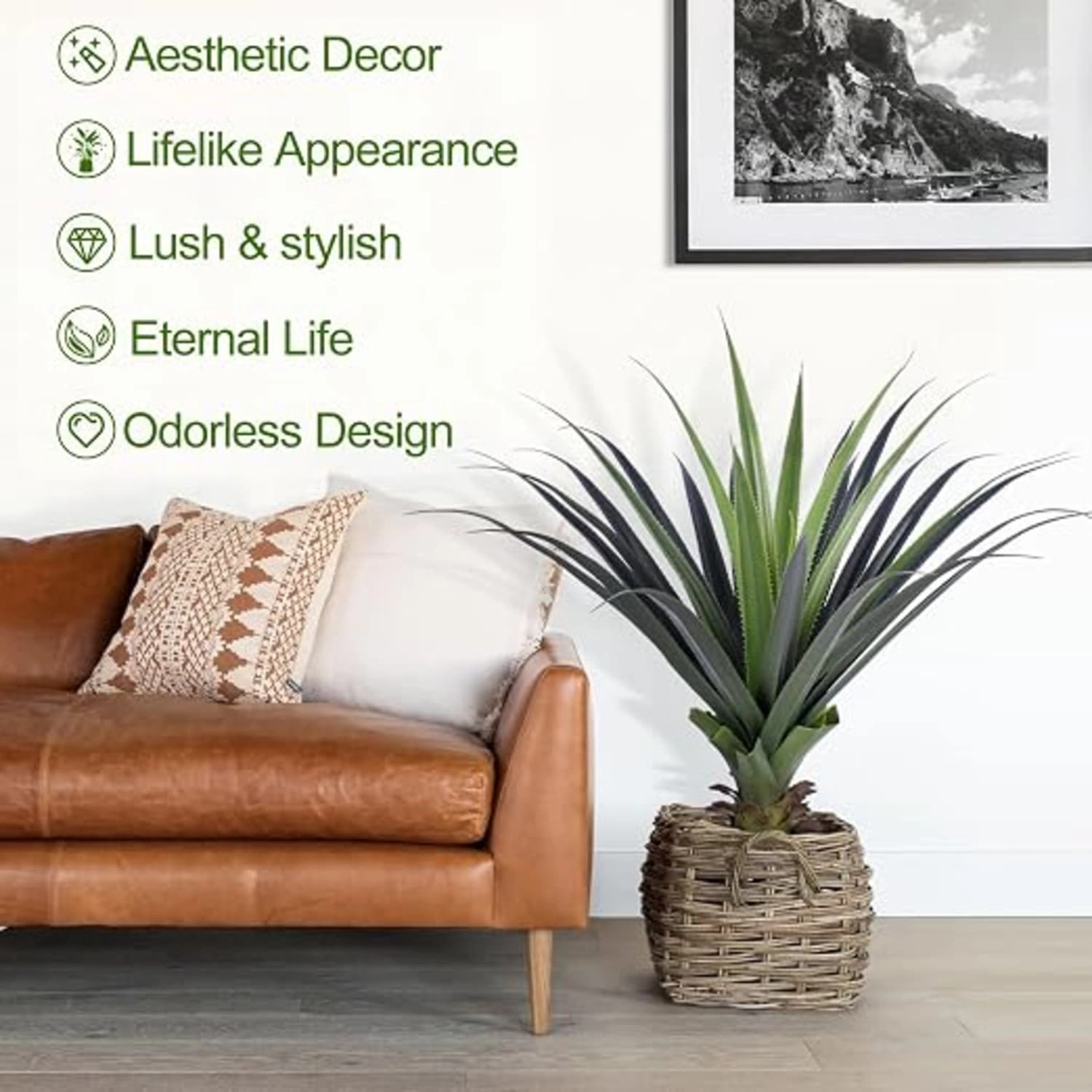 Whimsy Toys 3ft Artificial Spiked Agave Plant