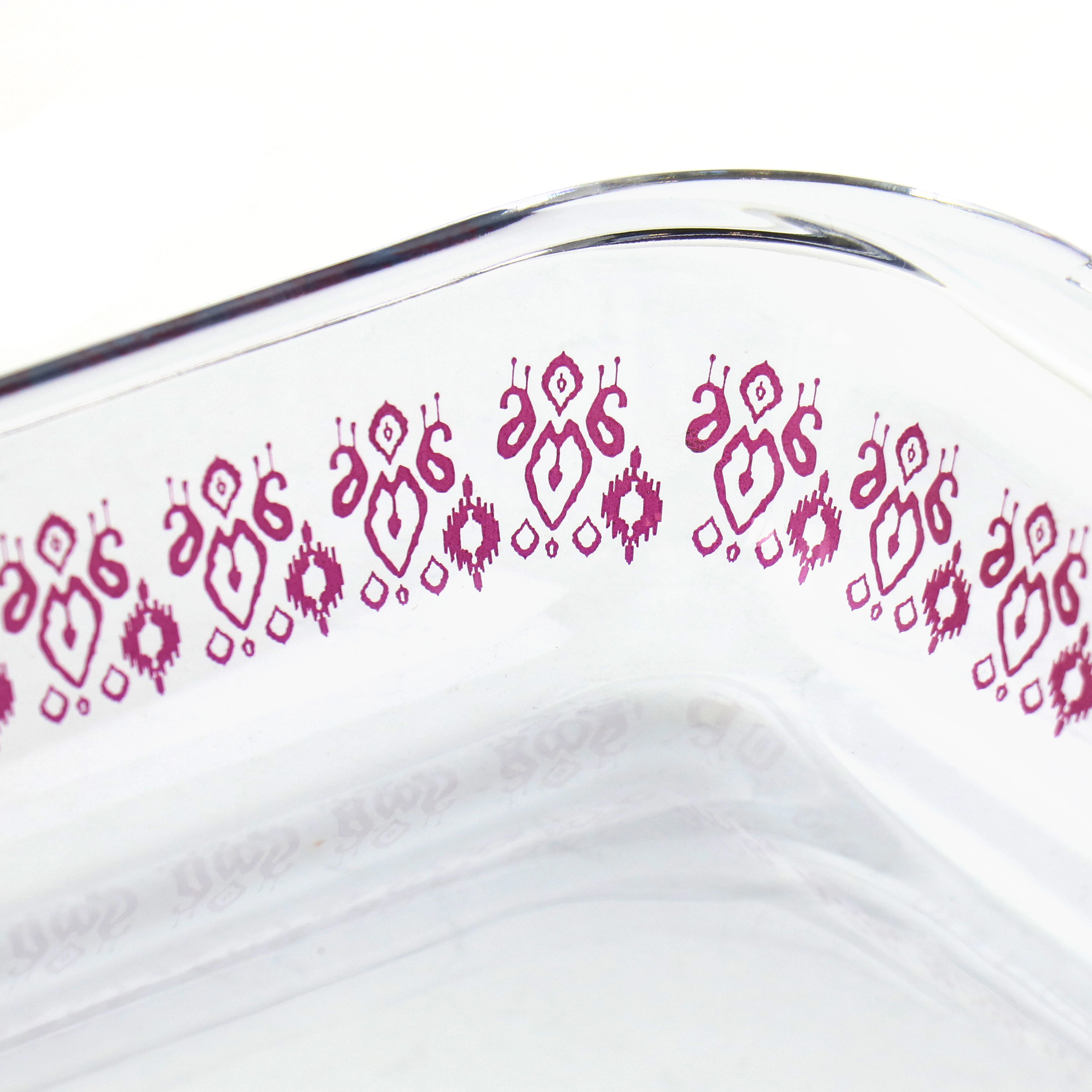 Spice By Tia Mowry 2.3 Quart Spicy Cloves Glass Rectangular Baker