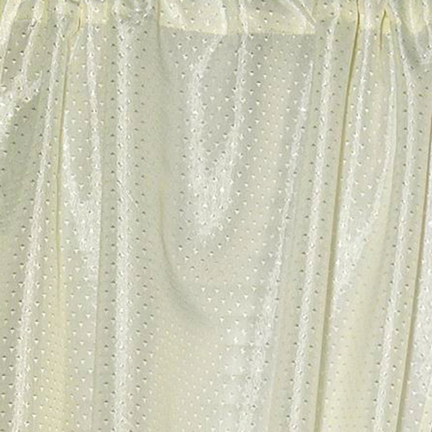 Carnation Home Fashions Lauren Diamond Piqued 100% Polyester Window Curtain