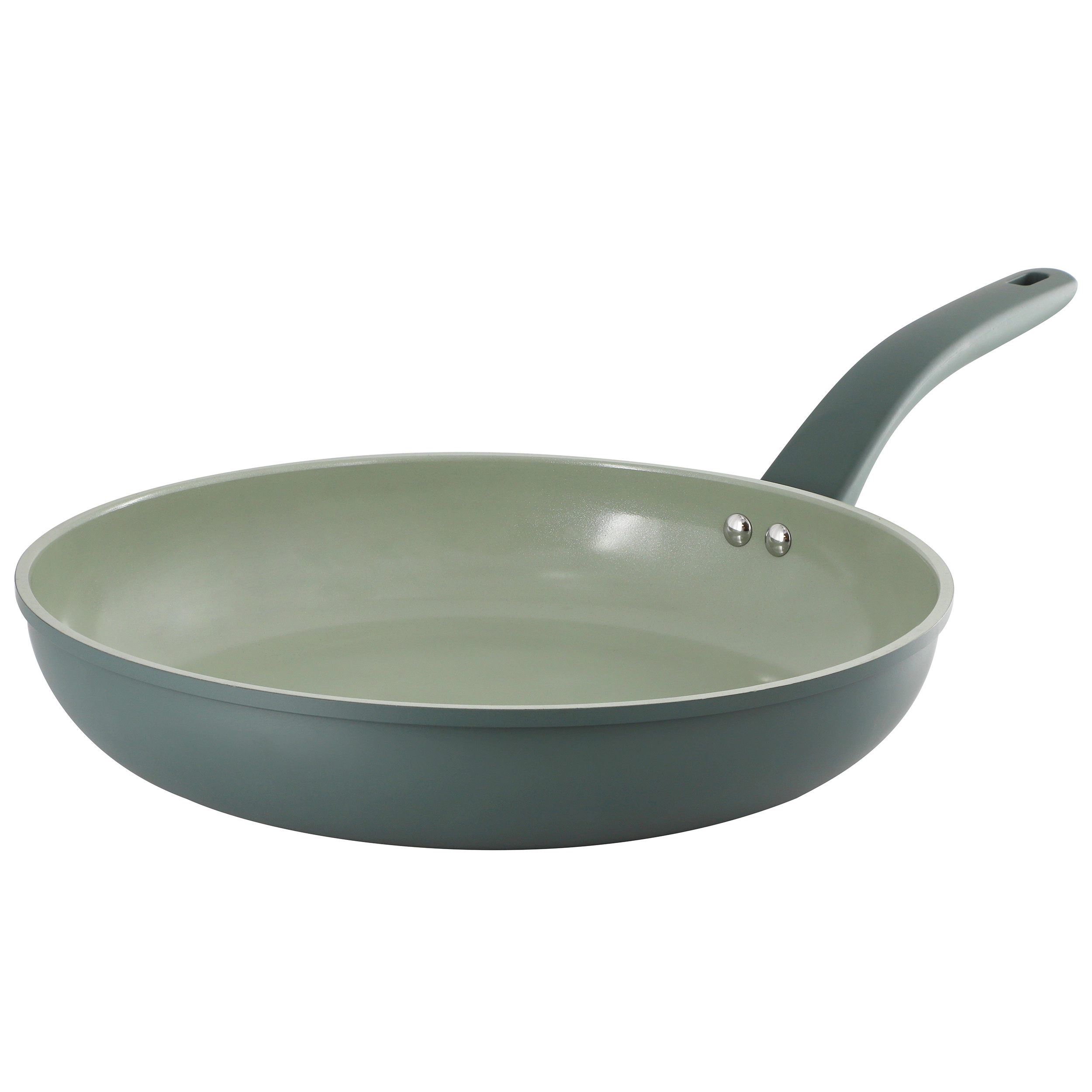 Oster Sutterville Choice 12 Inch Ceramic Nonstick Frying Pan in Evergreen