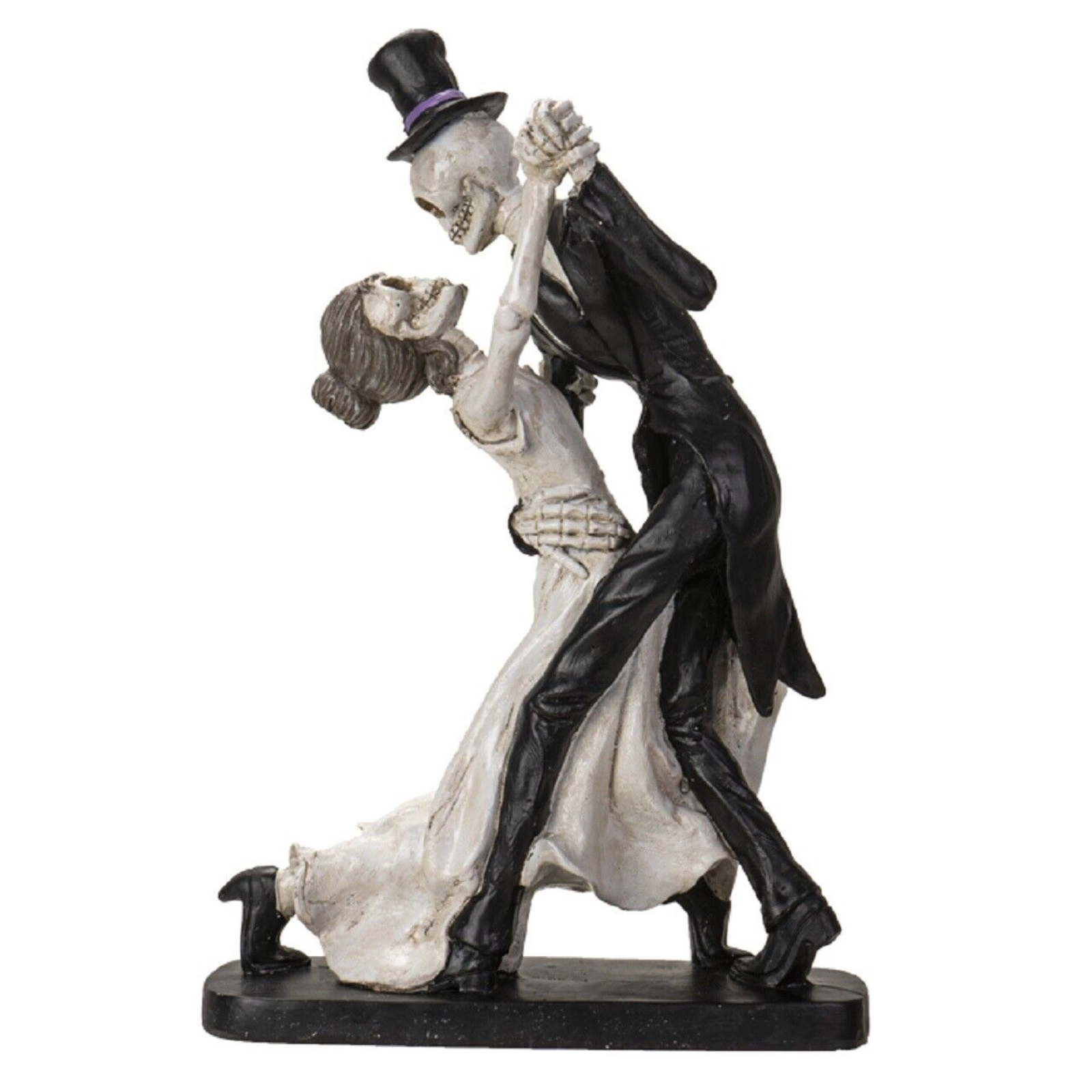 Pacific Giftware Love Never Dies Dancing Skeleton Couple Figurine 12 Inch