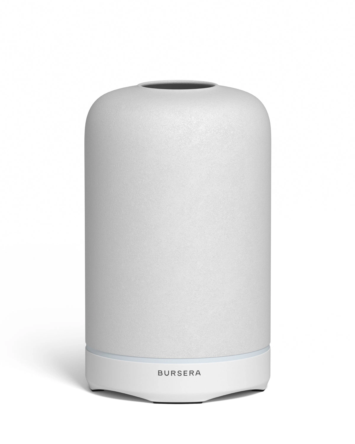 Bursera White Ceramic Essential Oil Diffuser, Matte Finish