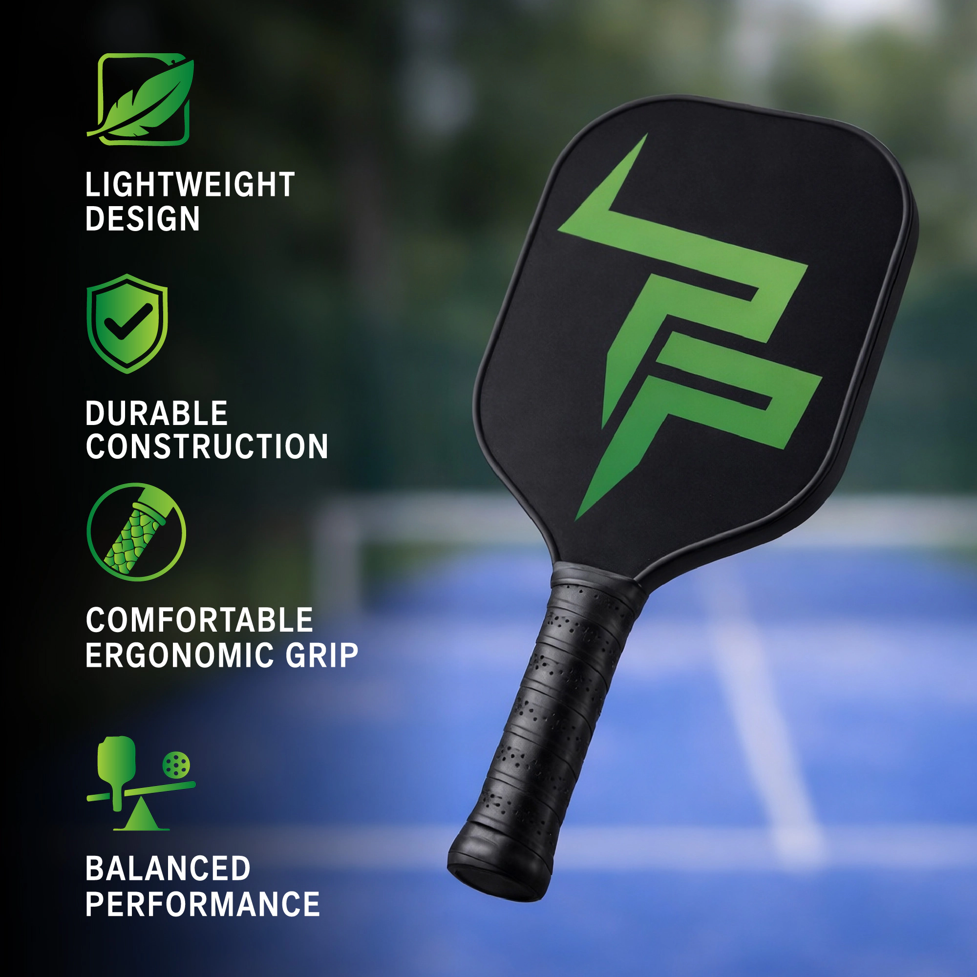 Pursonic Unisex Pro Performance Lightweight Pickleball Paddle