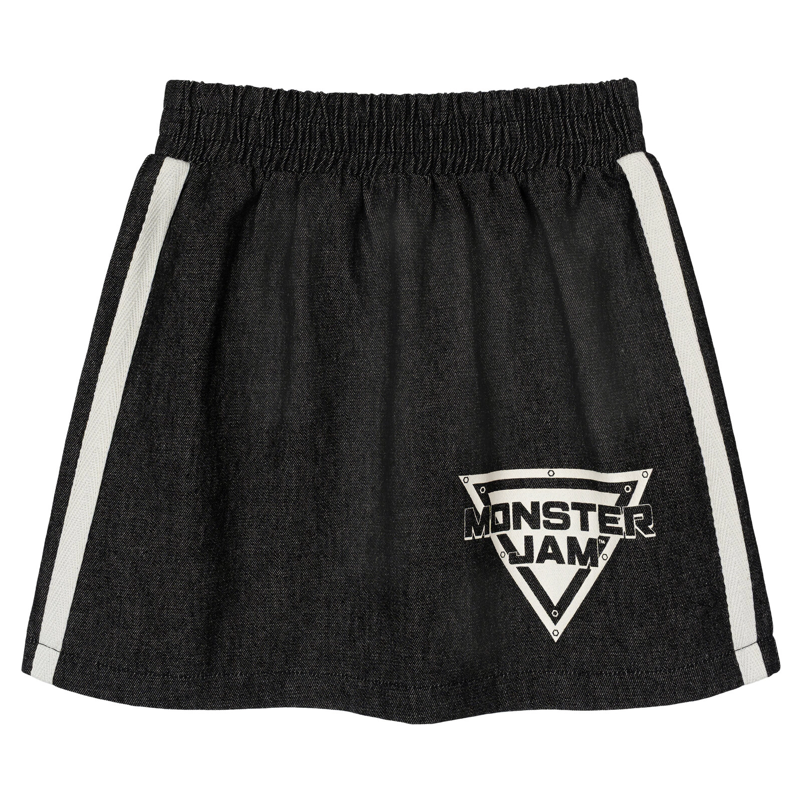 Monster Jam Grave Digger Boys' 2-Piece T-Shirt and Denim Skirt Set