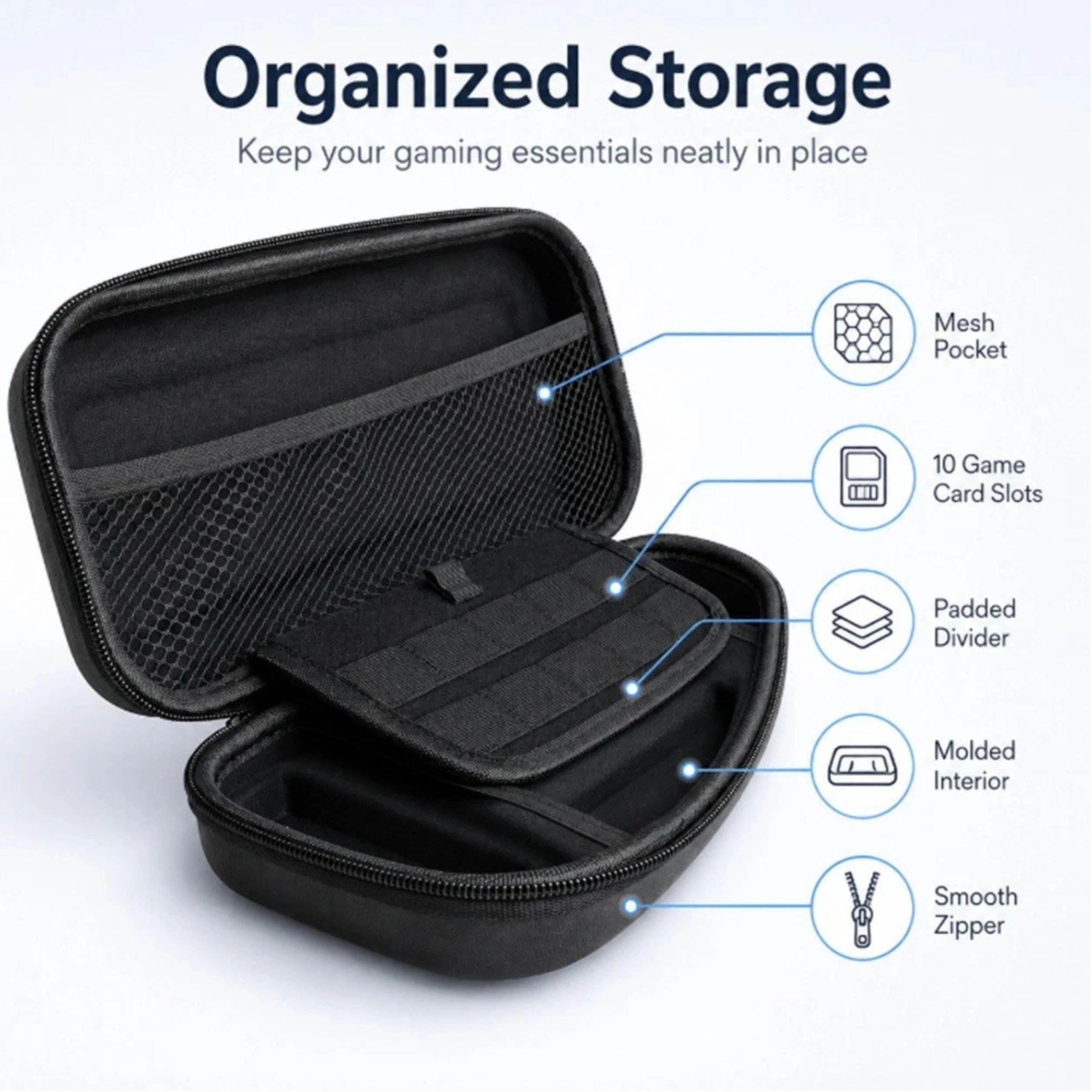 Home Collection Nintendo Switch Carrying Case Hard Shell Travel Bag for Switch & Switch Lite