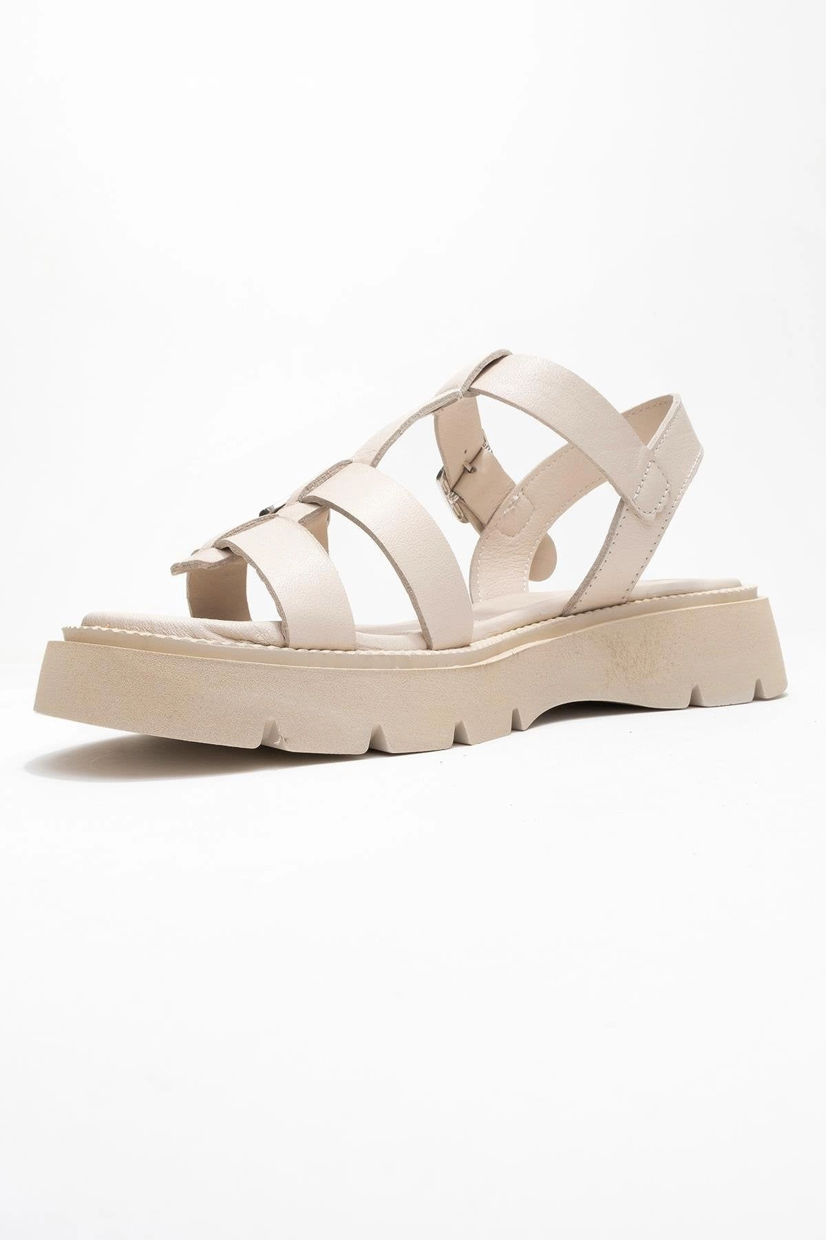 Forever & Always Womens Melvin Leather Sandals