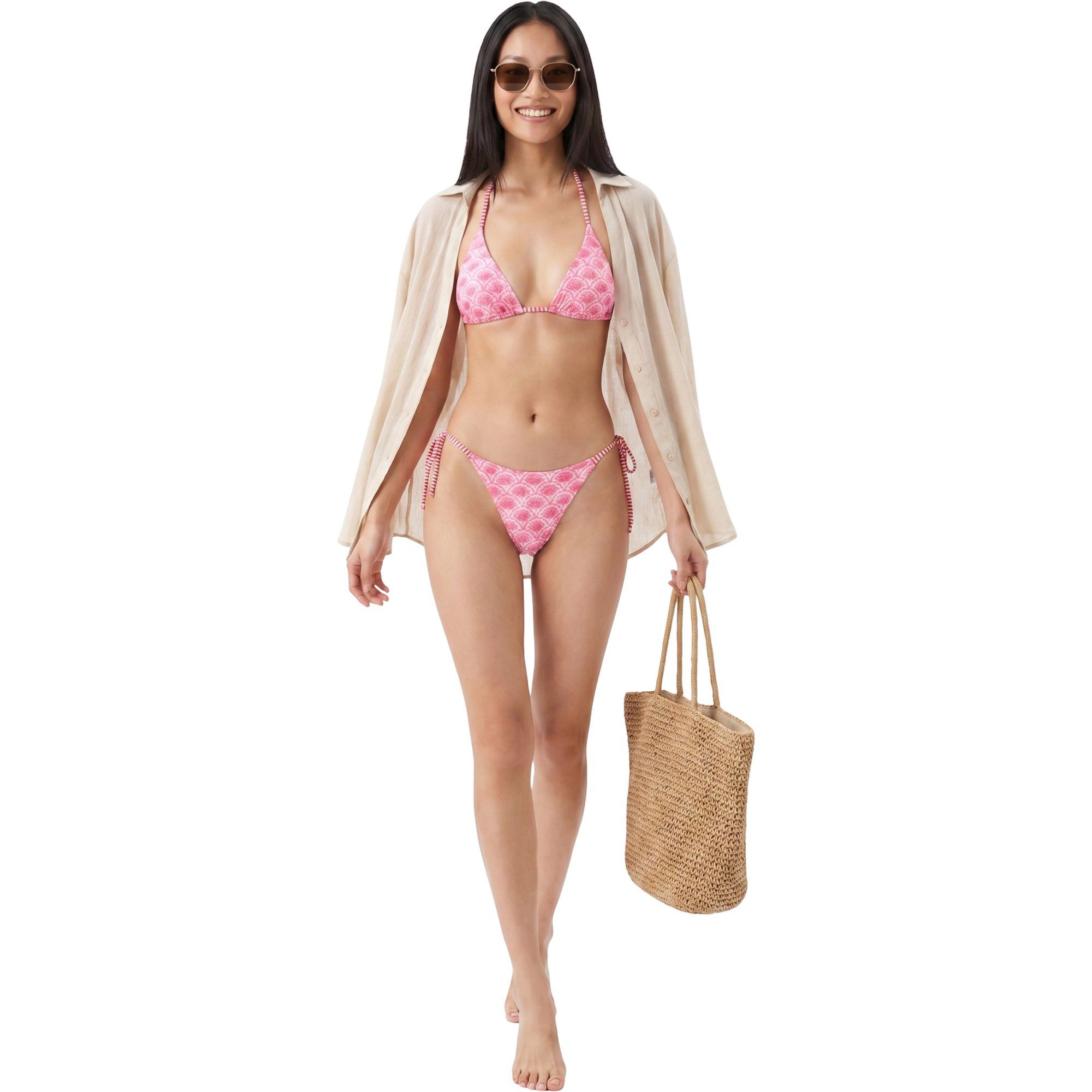 Anna-Kaci Ruffled Triangle Bikini Set