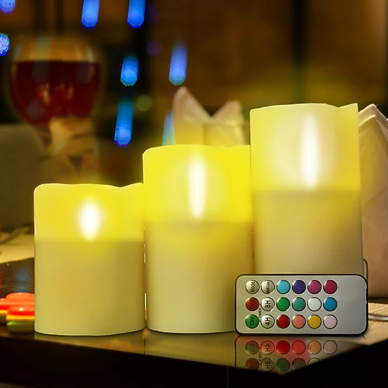 GBruno LED Flameless Candles With Remote Control