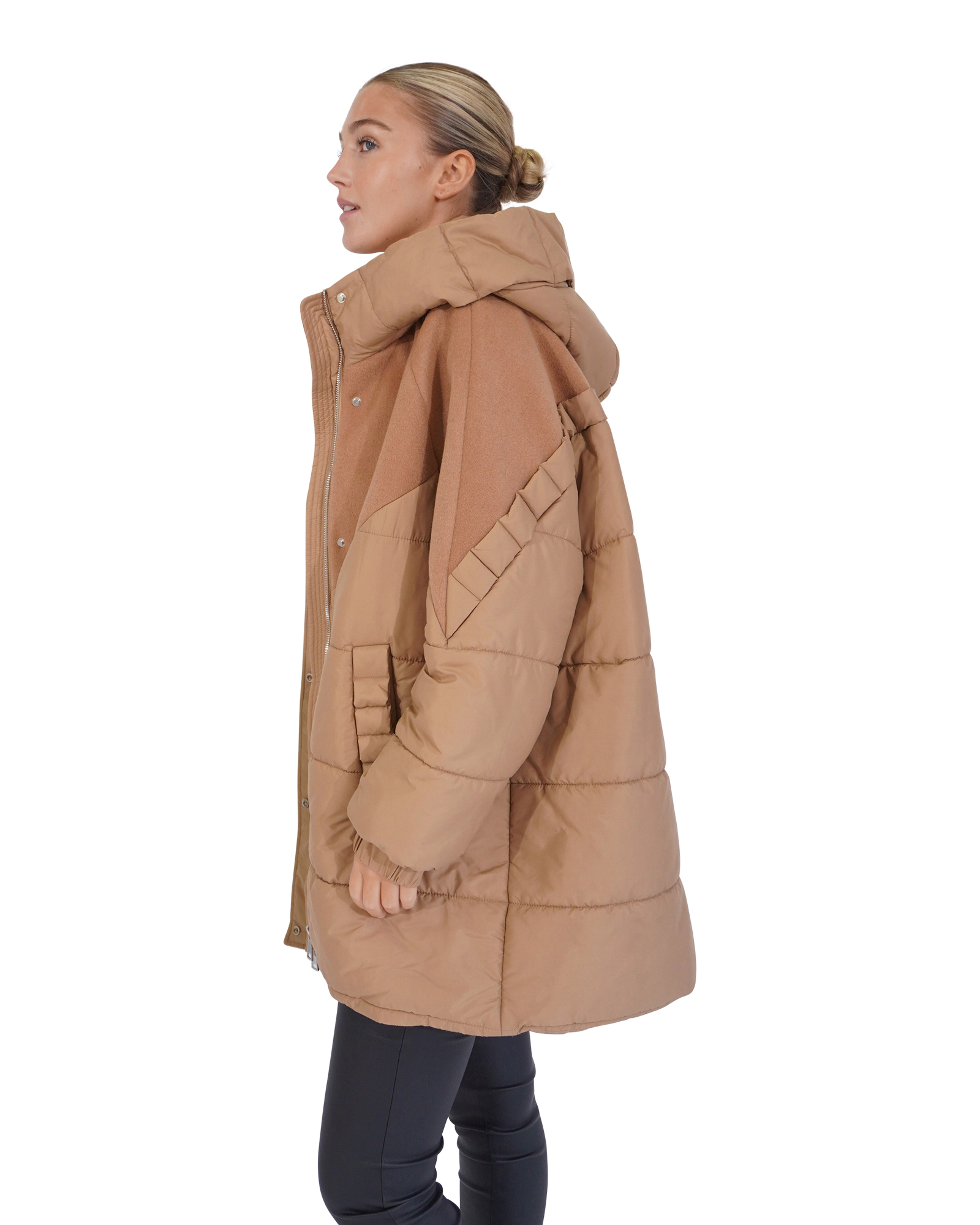 Belle & Bloom Womens Say It Again Quilted Jacket