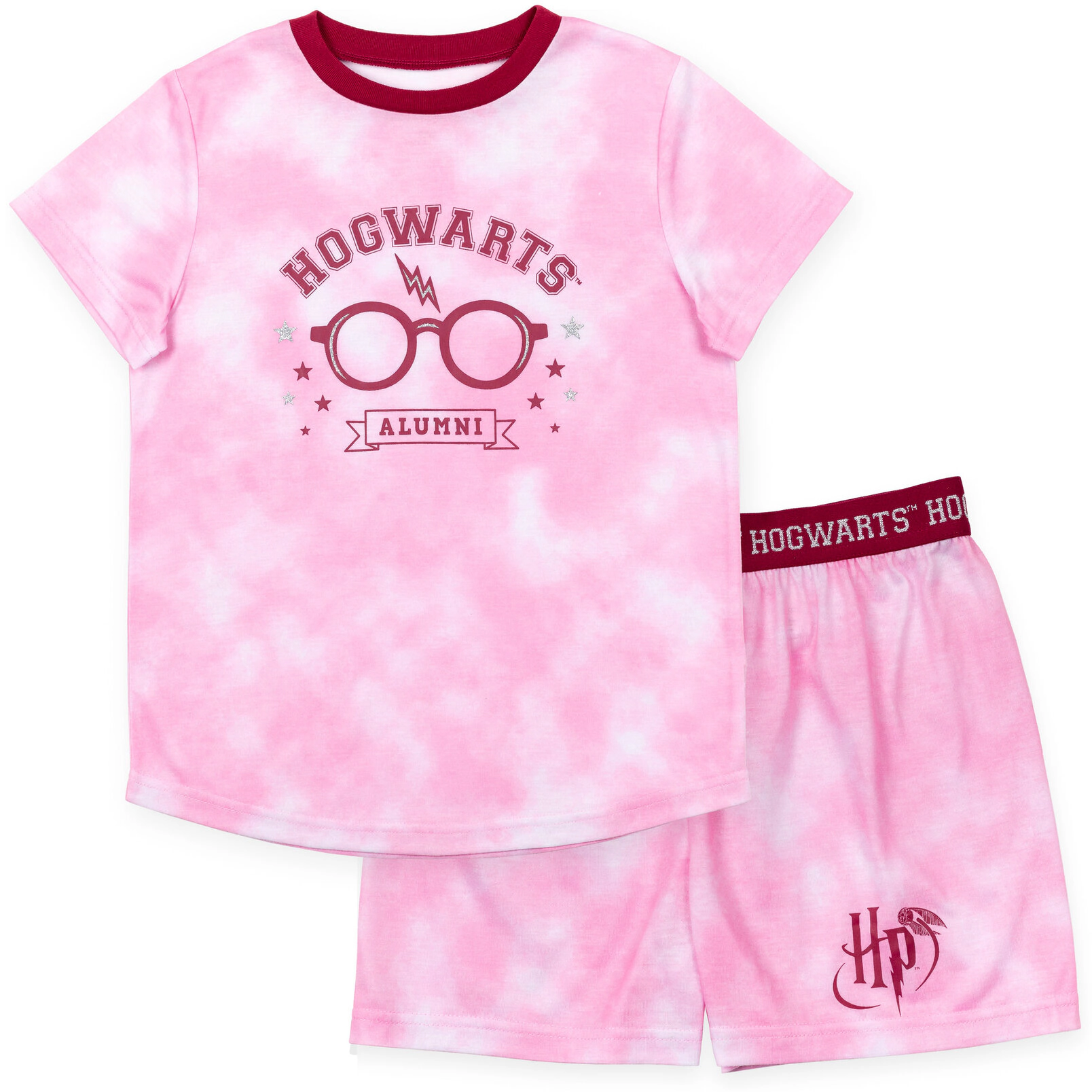 Harry Potter Girls' 2-Piece Pajama Shirt and Shorts Set
