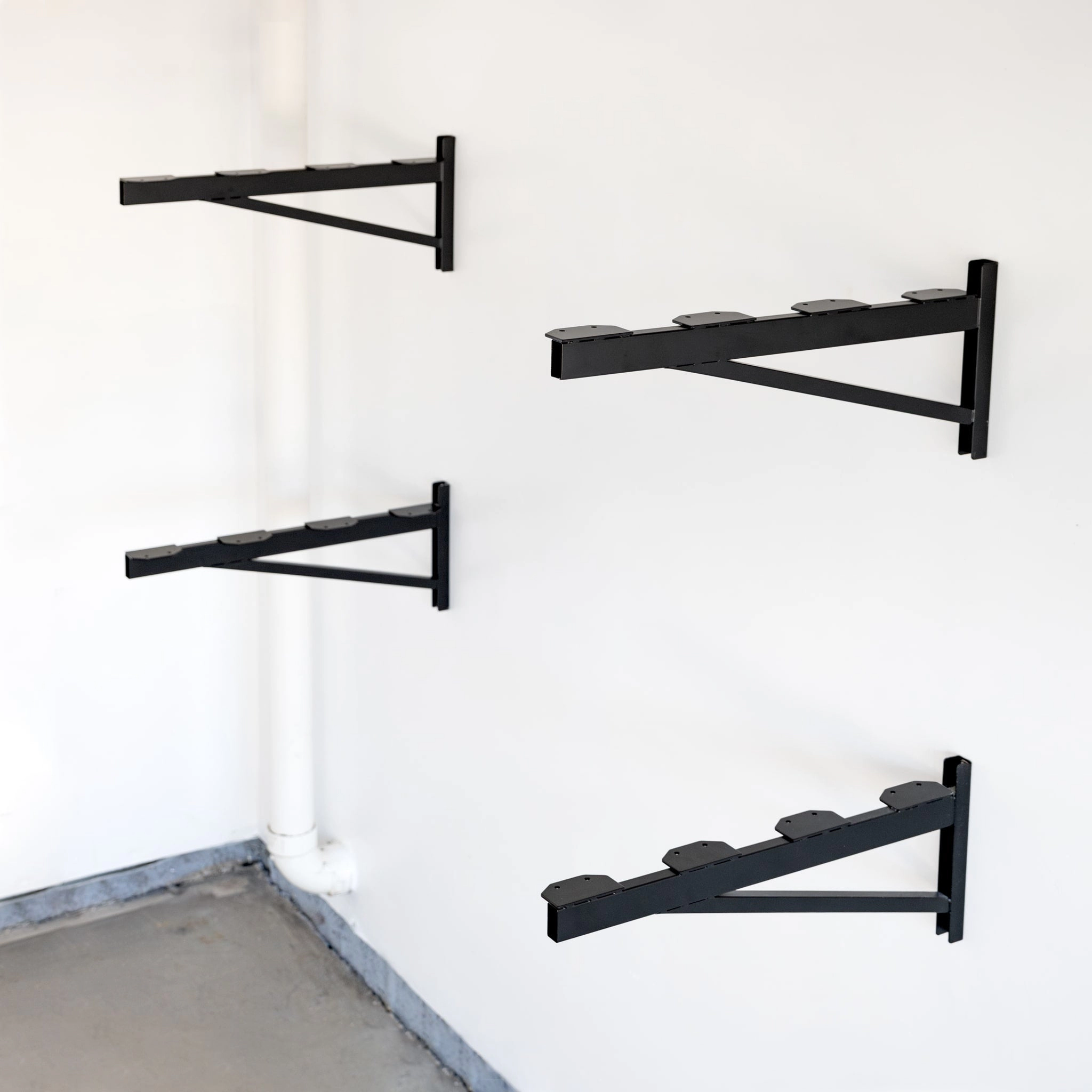 StoreYour 2' x 4' DIY Wall Shelf Brackets, Heavy Duty Garage Wall Shelves