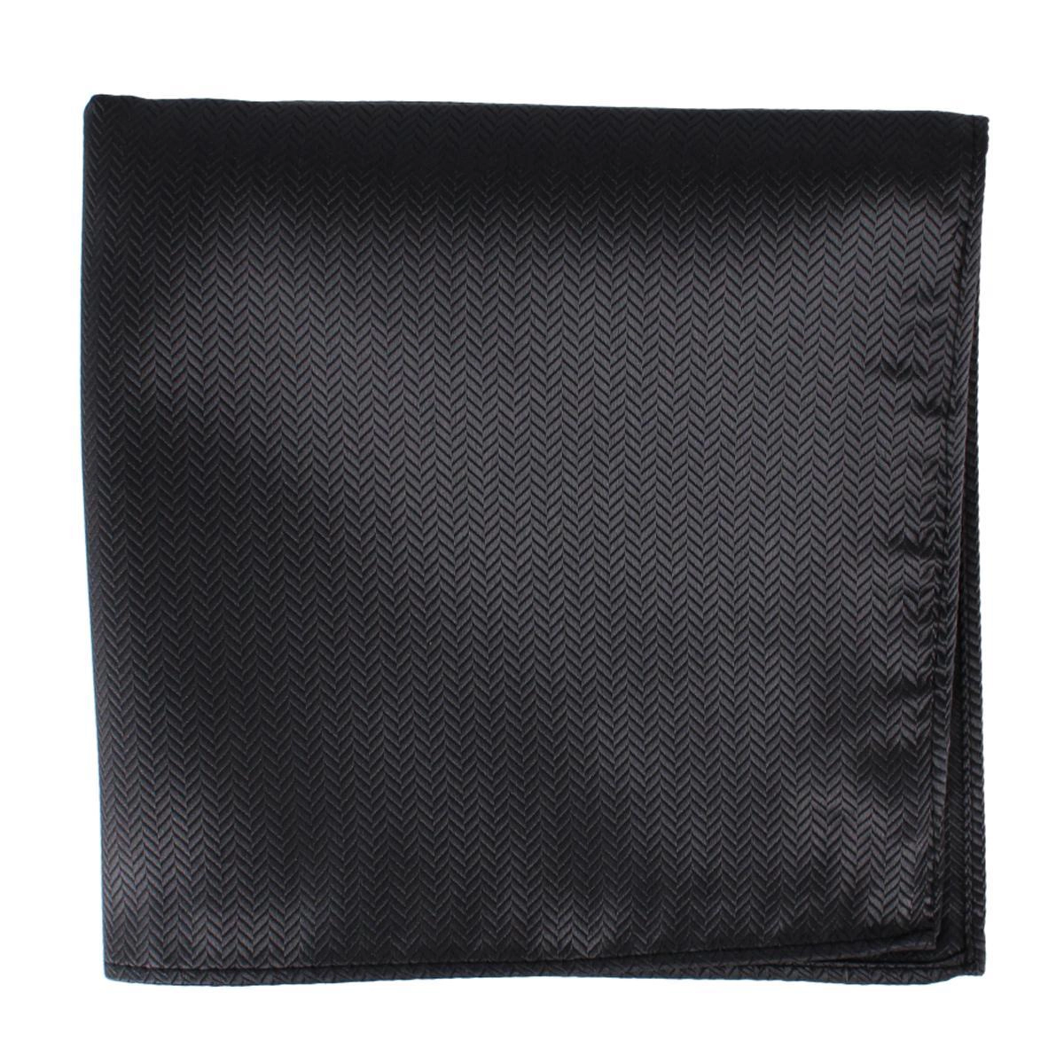 Ascentix Etched Herringbone Twist Pocket Square