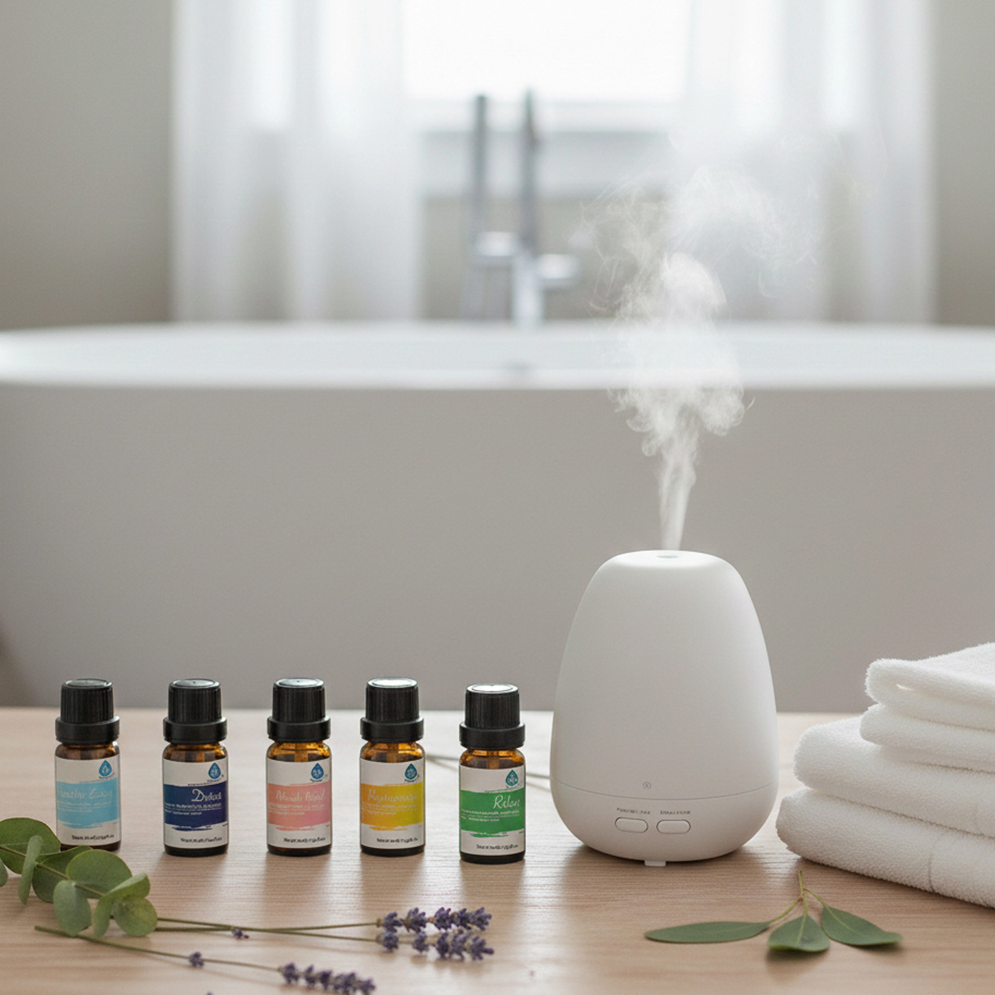 Pursonic Unisex 100% Pure Essential Aromatherapy Oils – 8 Pack