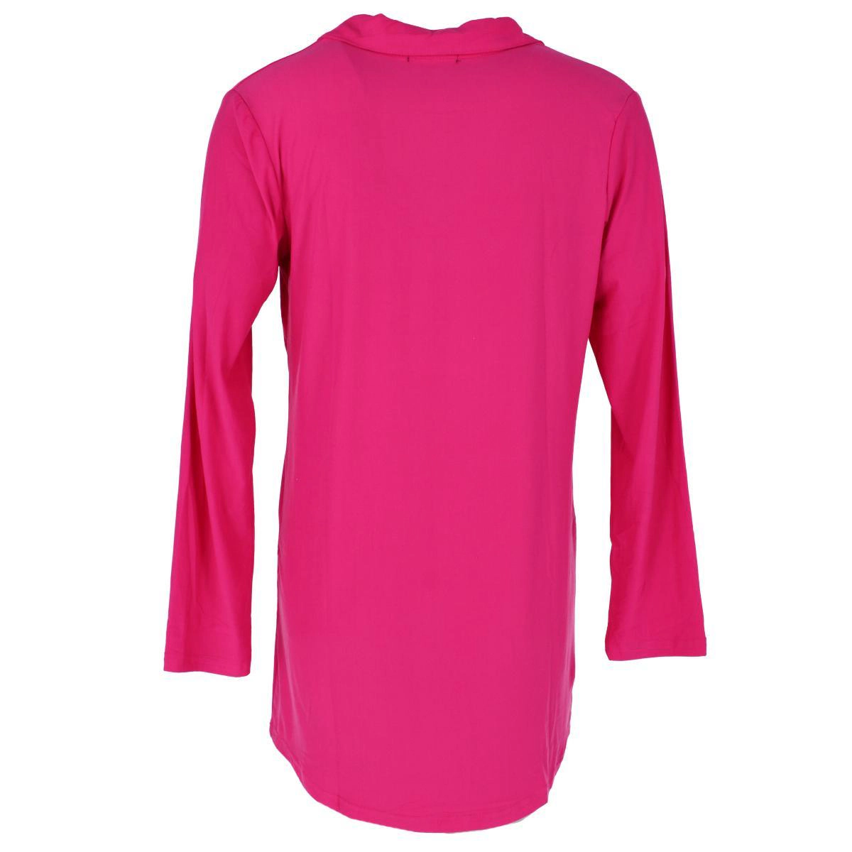 Not a Morning Person Women's Solid Button Down Long Sleeve Night Shirt