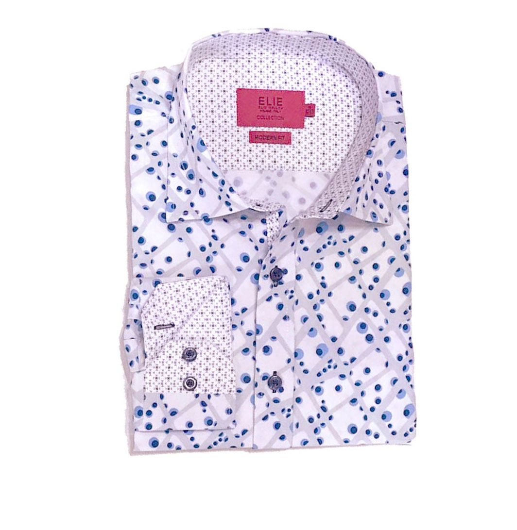 Elie Balleh Boys Slim Fit Dress Button-Down Shirt