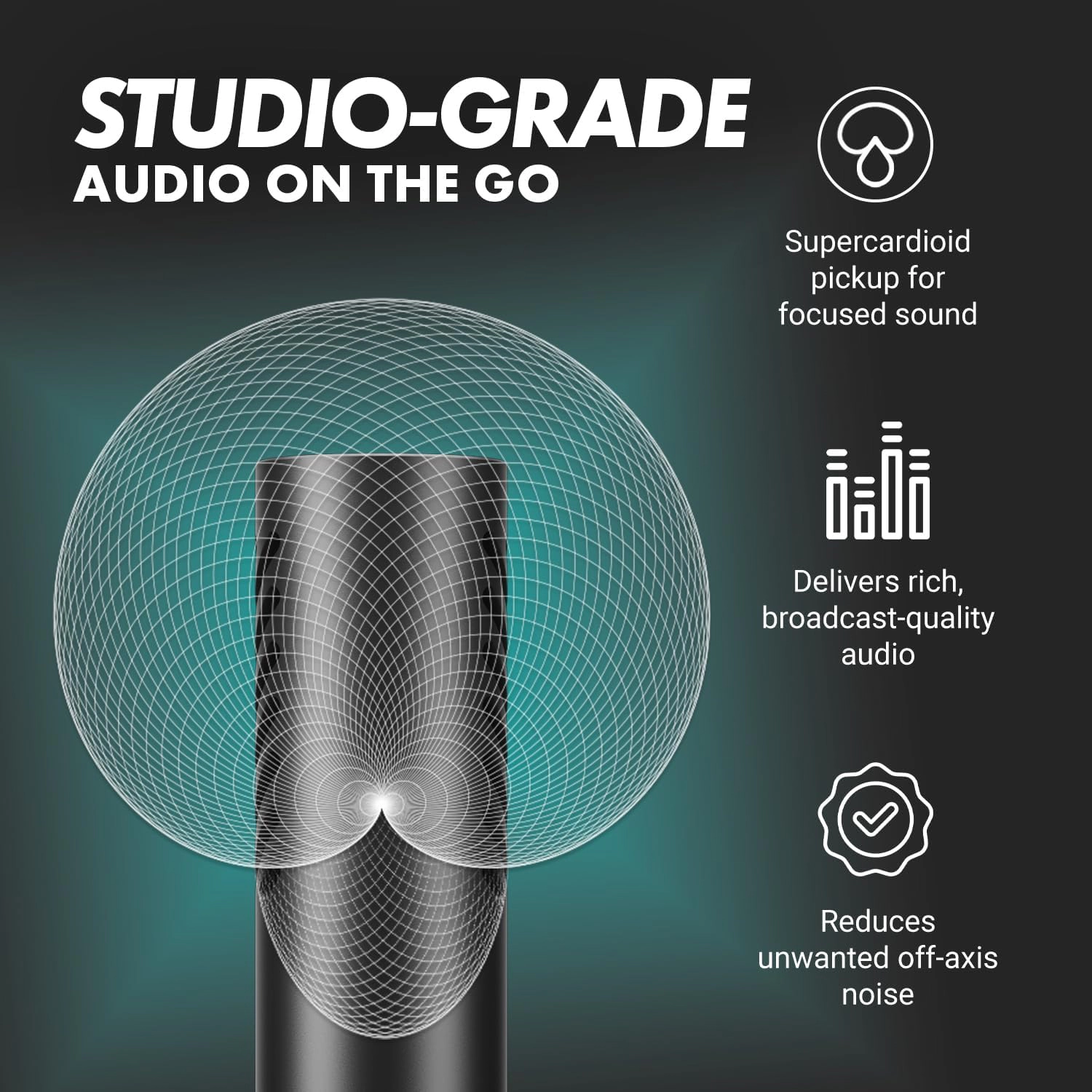 Movo VXR10-AI Shotgun Microphone with AI Noise Cancellation for Cameras Smartphones Computers
