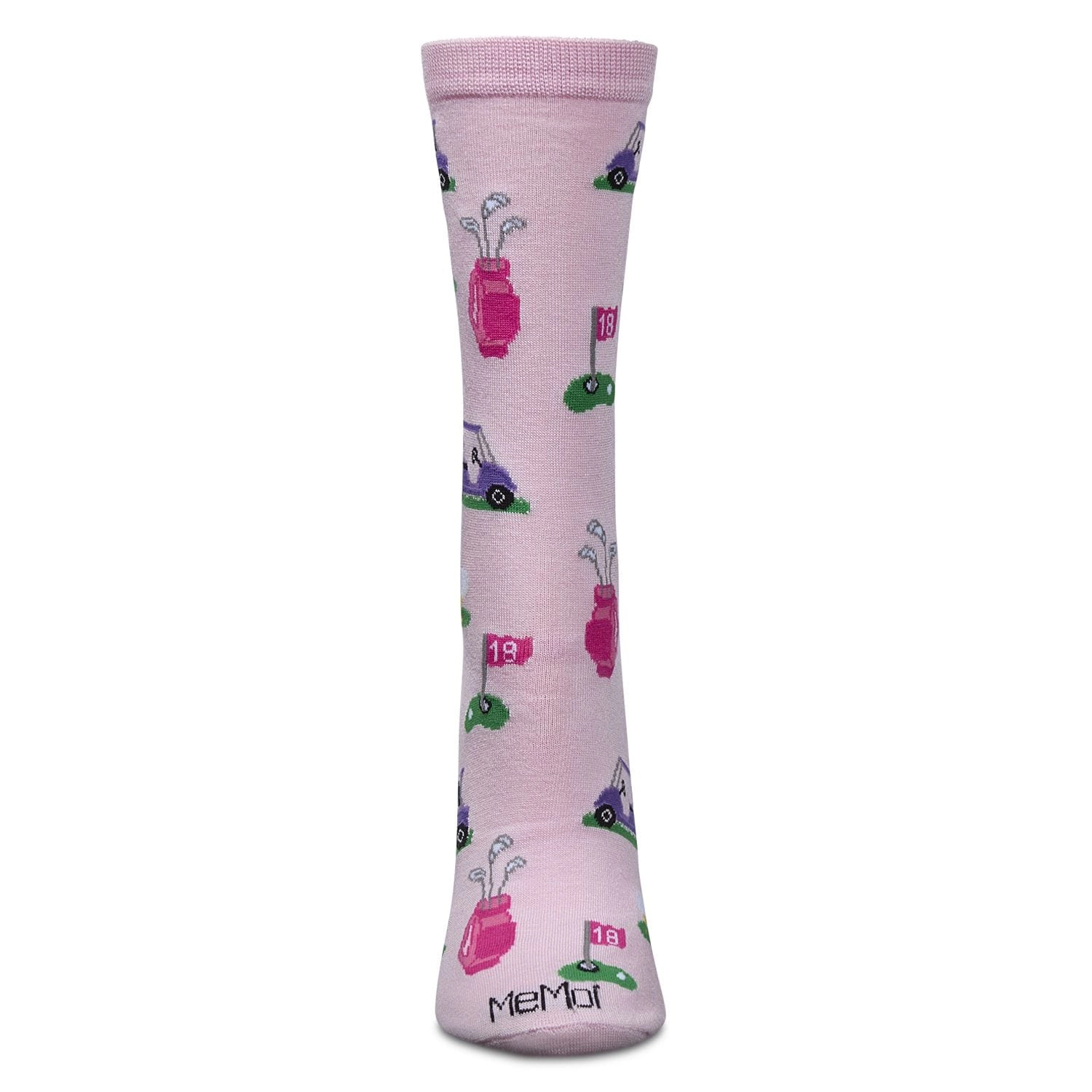 MeMoi Women's Tee Time Rayon From Bamboo Crew Socks