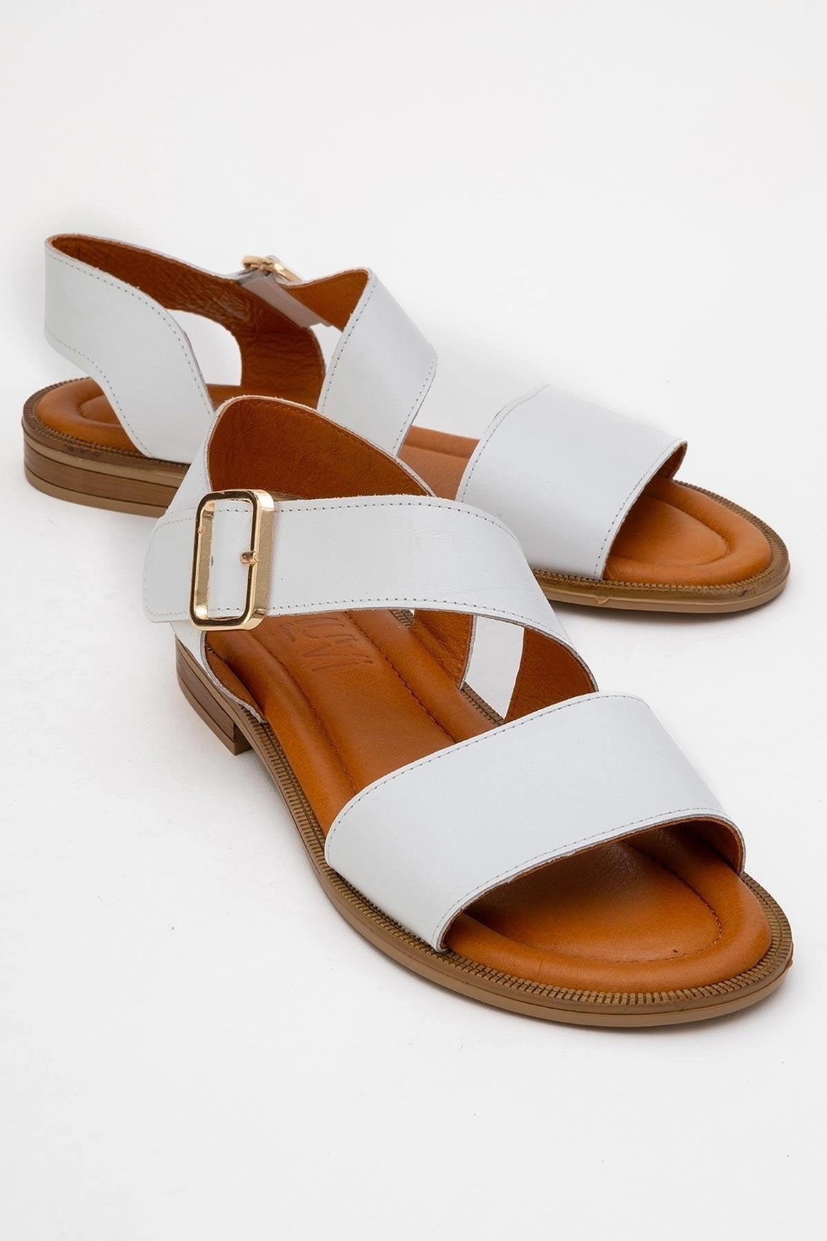 Forever & Always Womens Majesty Leather Sandals